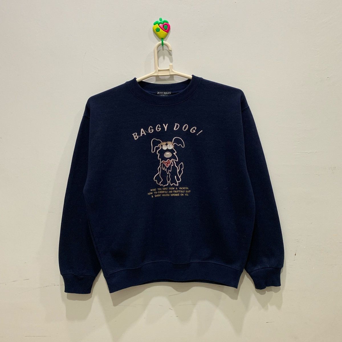 ZETY WALES SPORTS BAGGY DOG Sweatshirts Size L