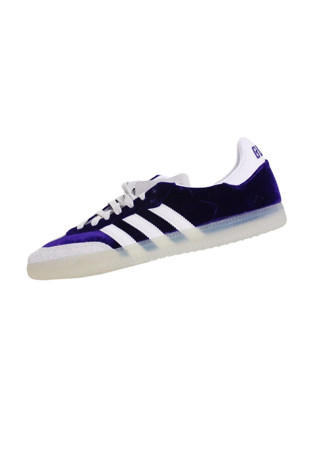 Adidas samba purple on sale velvet