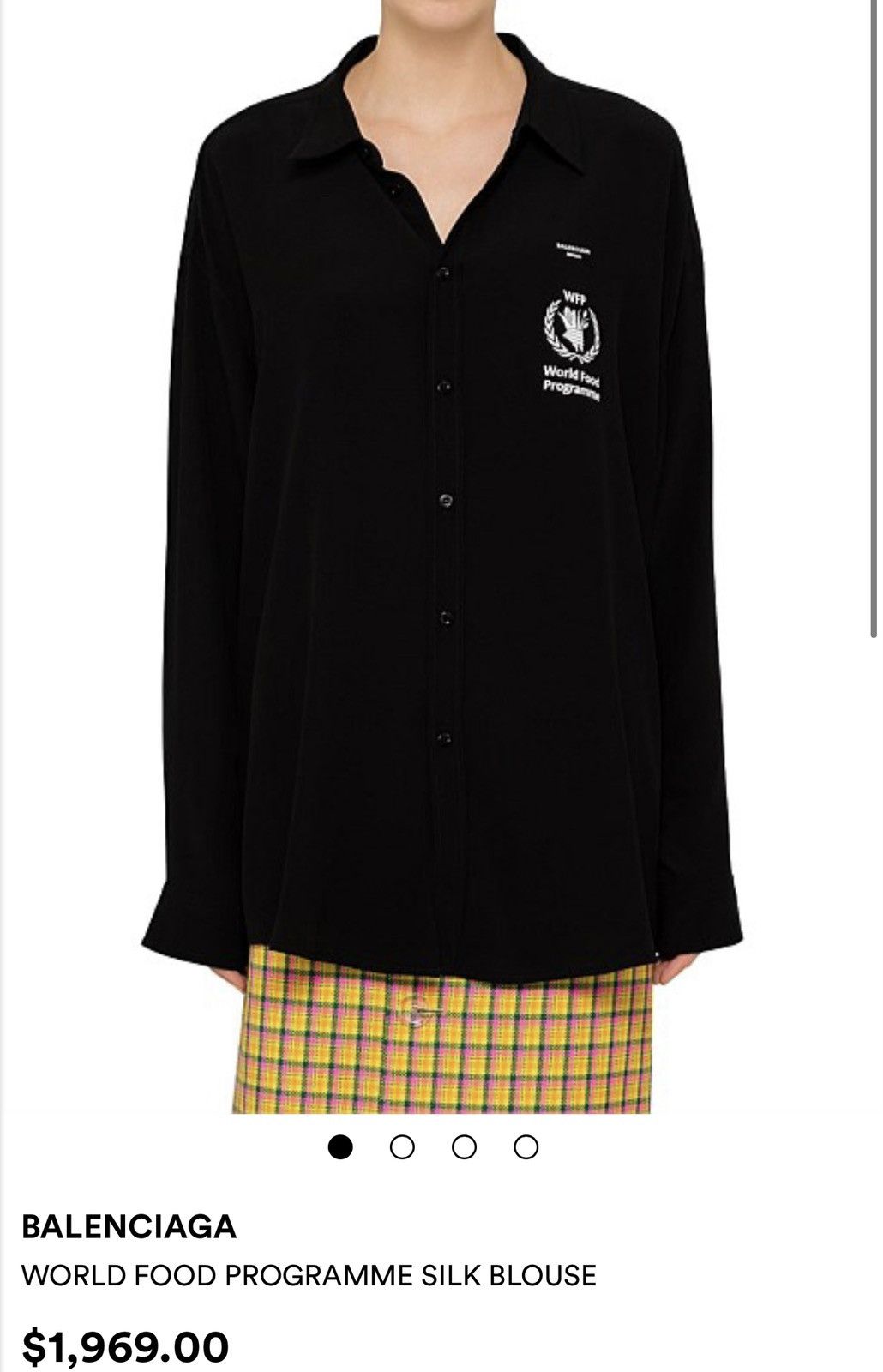 Balenciaga World Food Programme oversized shirt Size US L / EU 52-54 / 3 - 9 Thumbnail