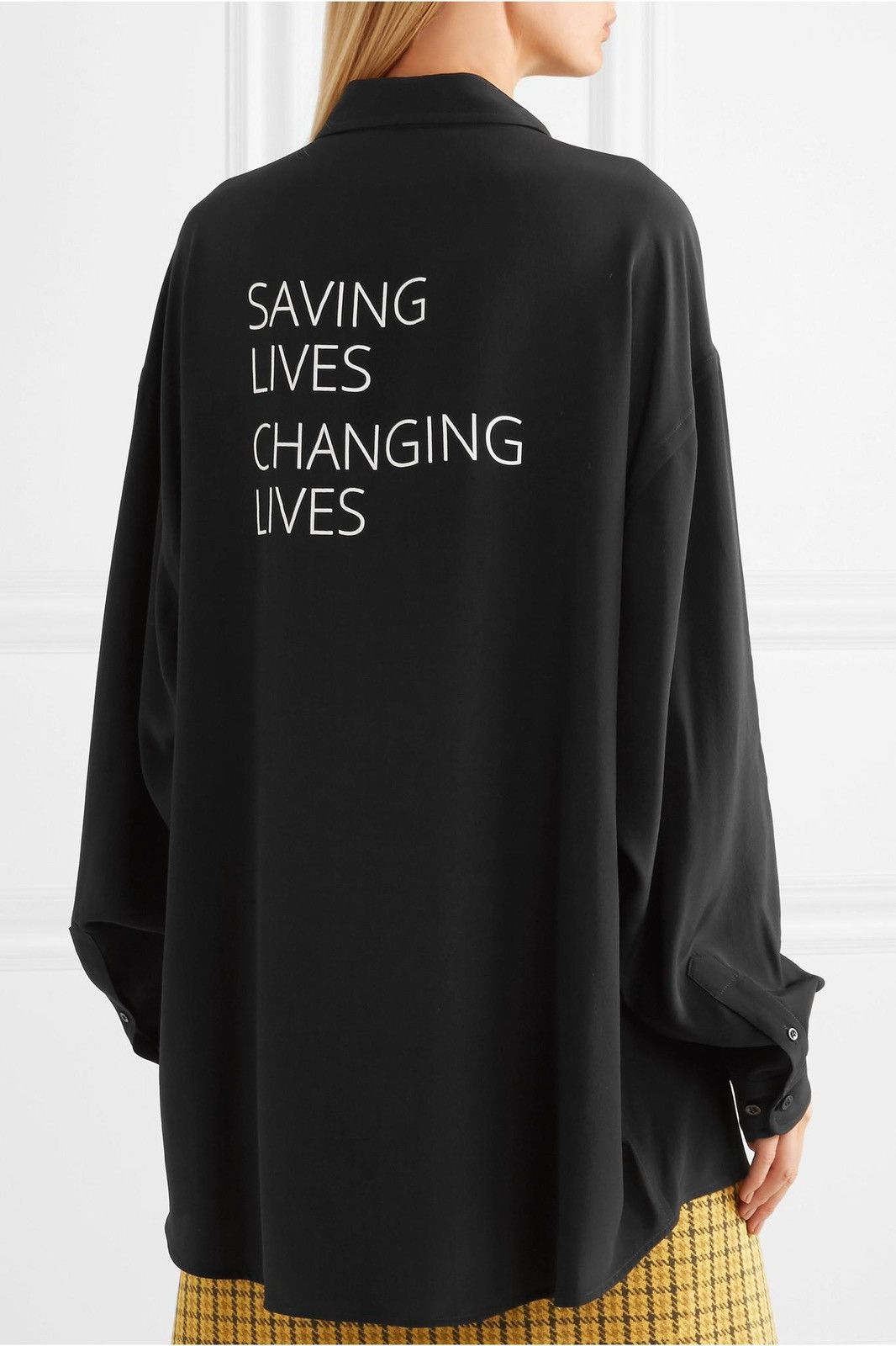 Balenciaga World Food Programme oversized shirt Size US L / EU 52-54 / 3 - 2 Thumbnail