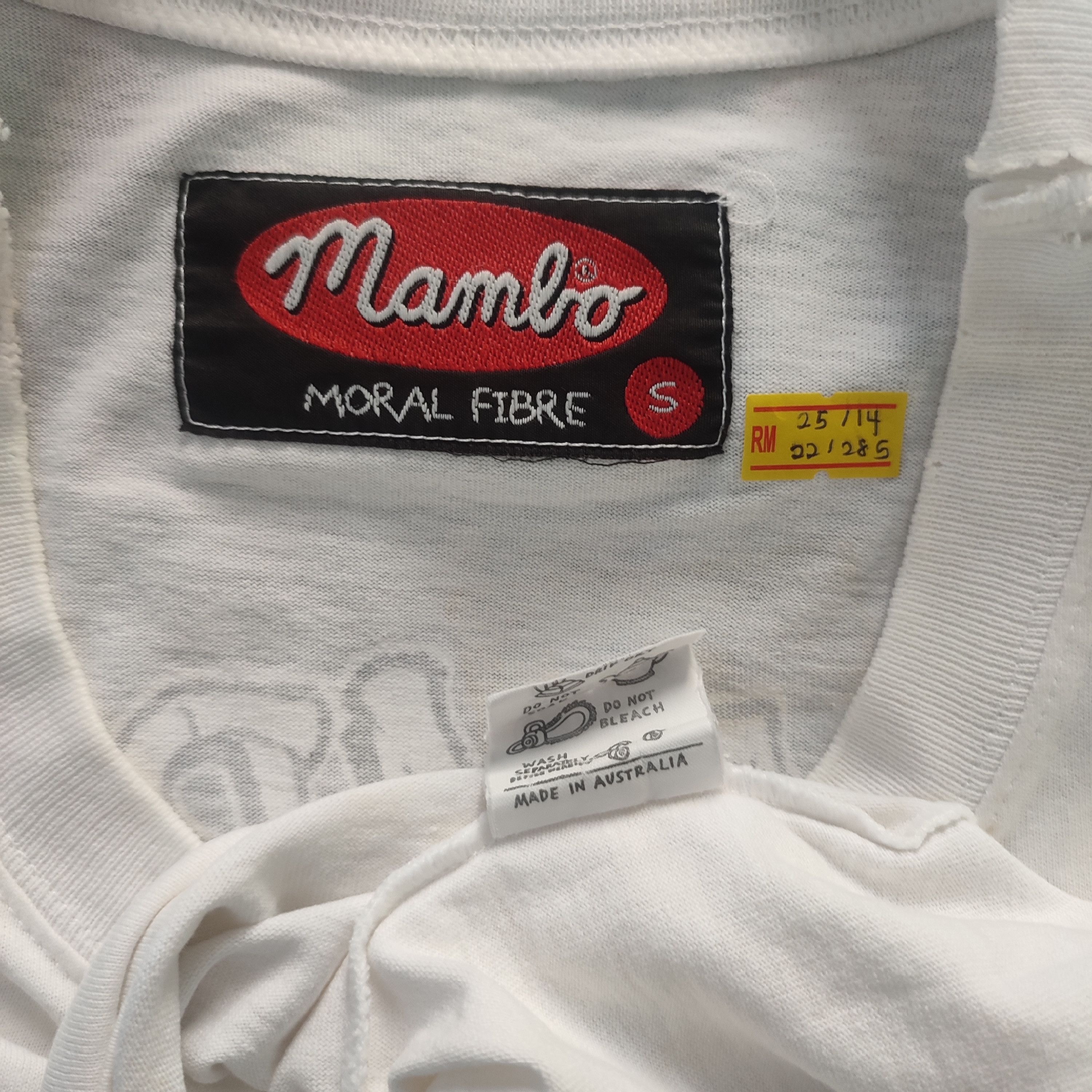 Mambo × Vintage 90's MAMBO Surf Style Rare Design Tshirt dp1 Size US L / EU 52-54 / 3 - 7 Thumbnail