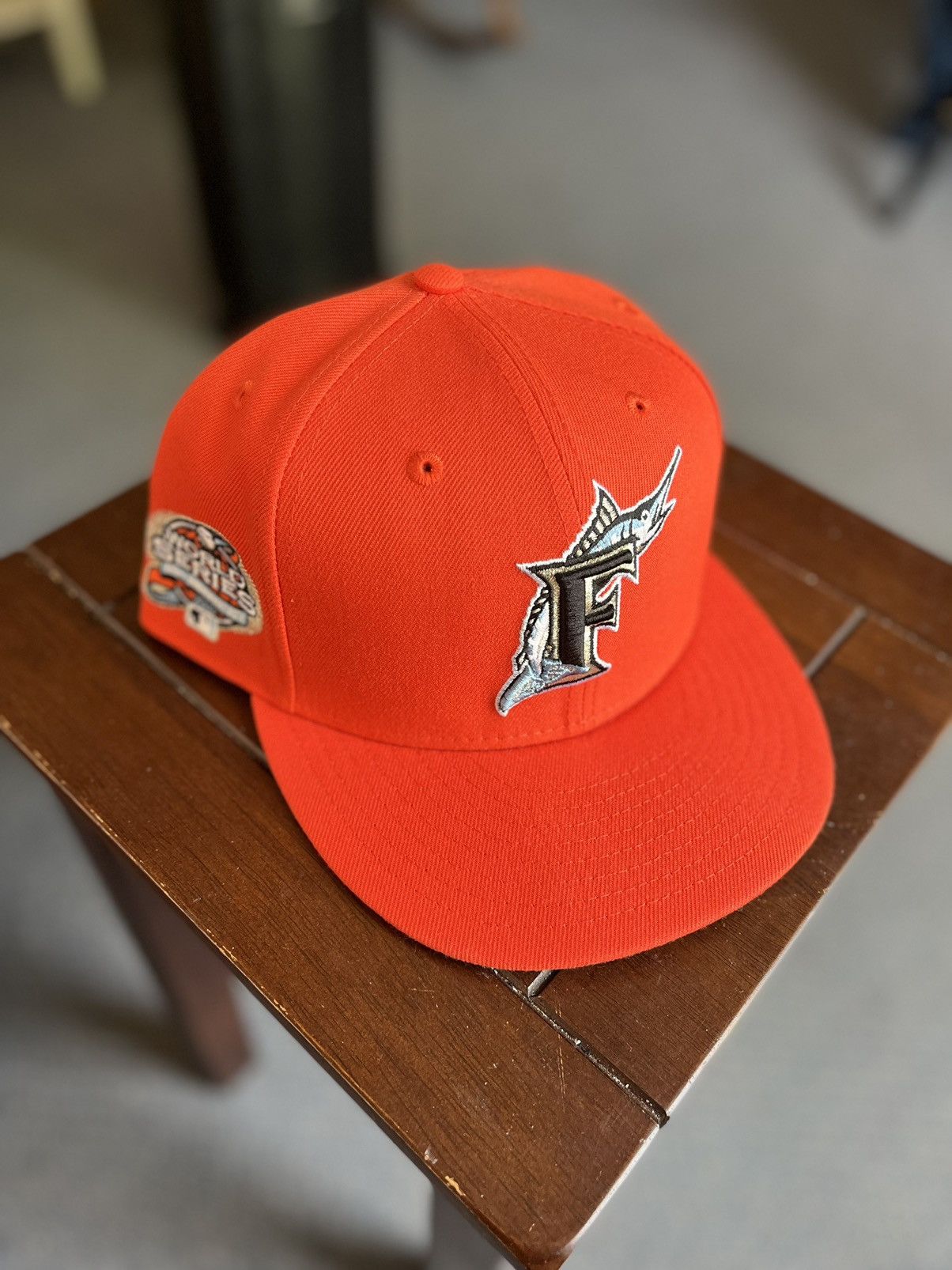 Hat Club Excusive New Era Florida Marlins Orange Crush Pack shops Fitted size 7 1/4