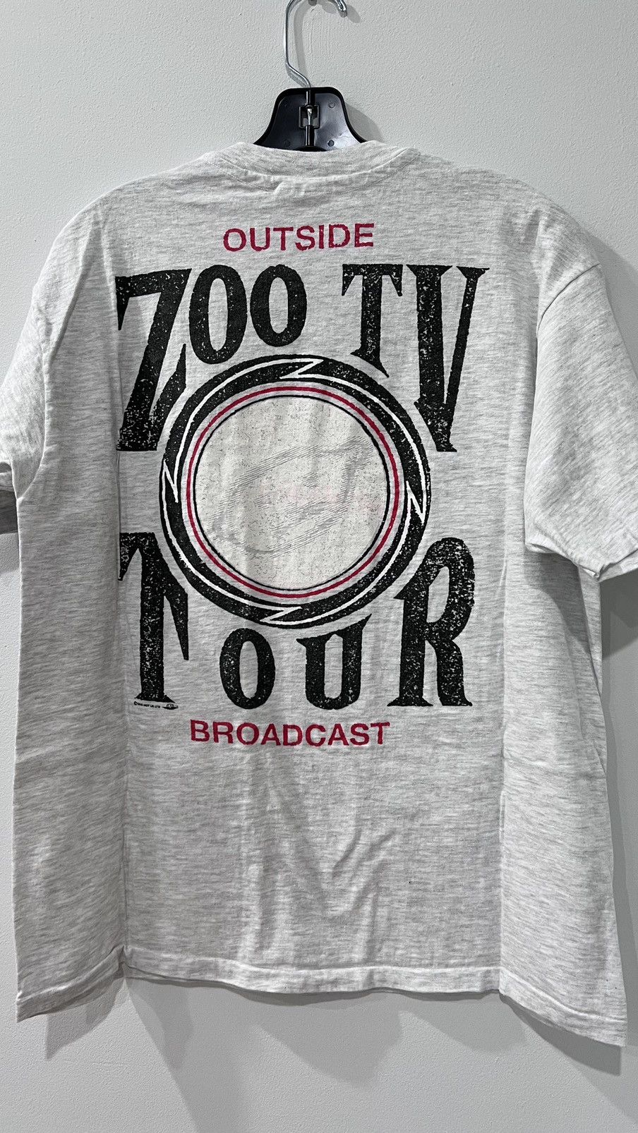 Band Tees 1992 U2 Zoo Tv Tour / Single Stitch Tee Size Large Size US L / EU 52-54 / 3 - 7 Thumbnail
