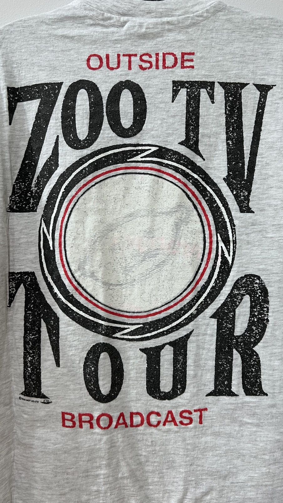 Band Tees 1992 U2 Zoo Tv Tour / Single Stitch Tee Size Large Size US L / EU 52-54 / 3 - 8 Thumbnail