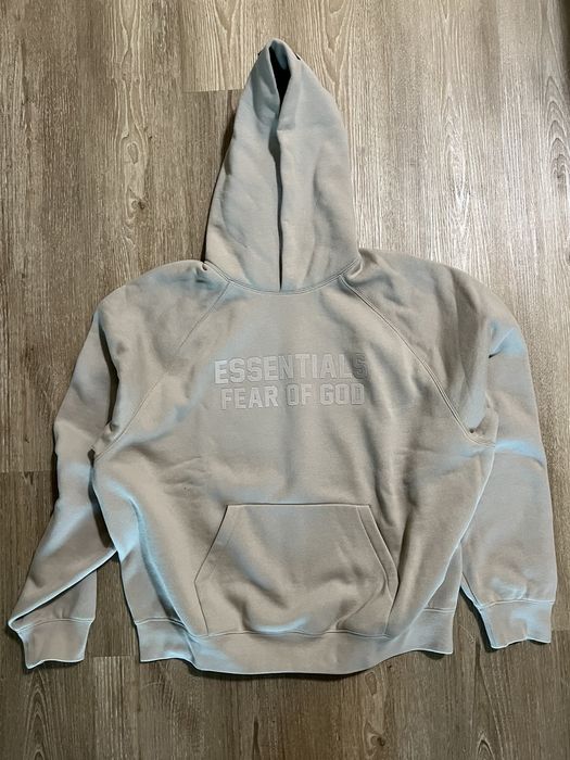 Fear of God Essentials Hoodie Smoke