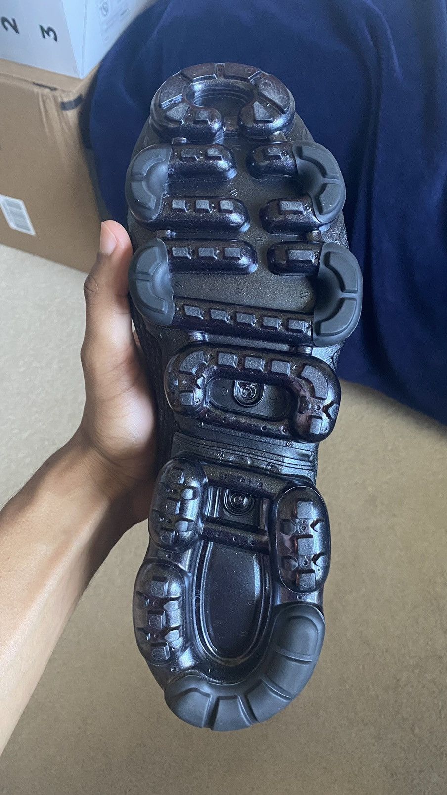 Nike Nike Vapormax Flyknits 3 Triple Black Size US 11 / EU 44 - 3 Thumbnail