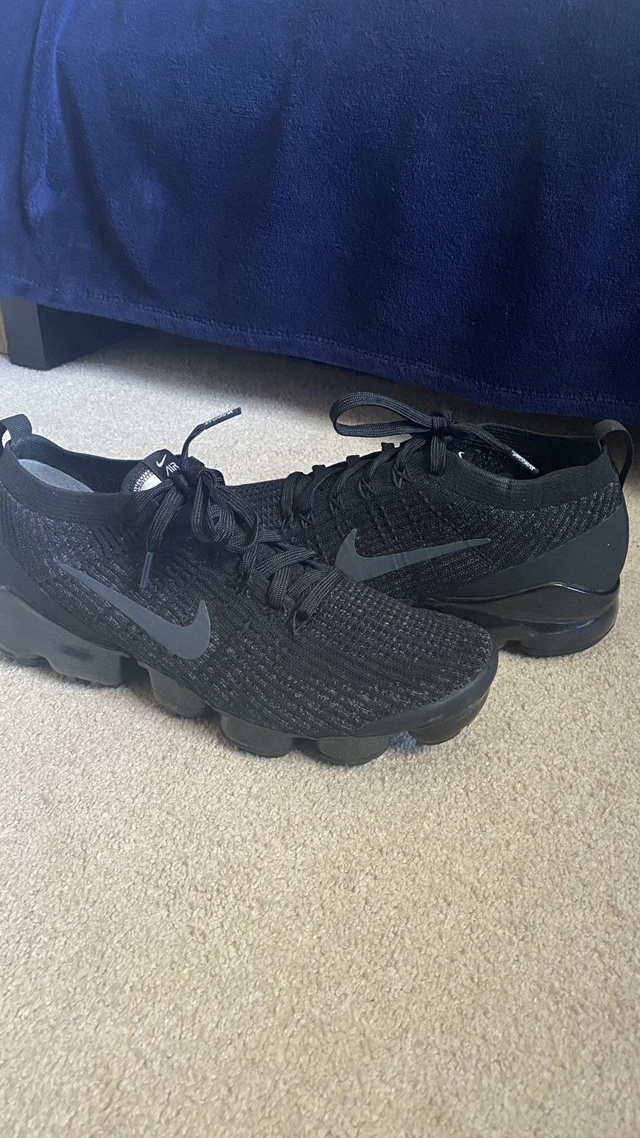 Nike Nike Vapormax Flyknits 3 Triple Black Size US 11 / EU 44 - 2 Thumbnail