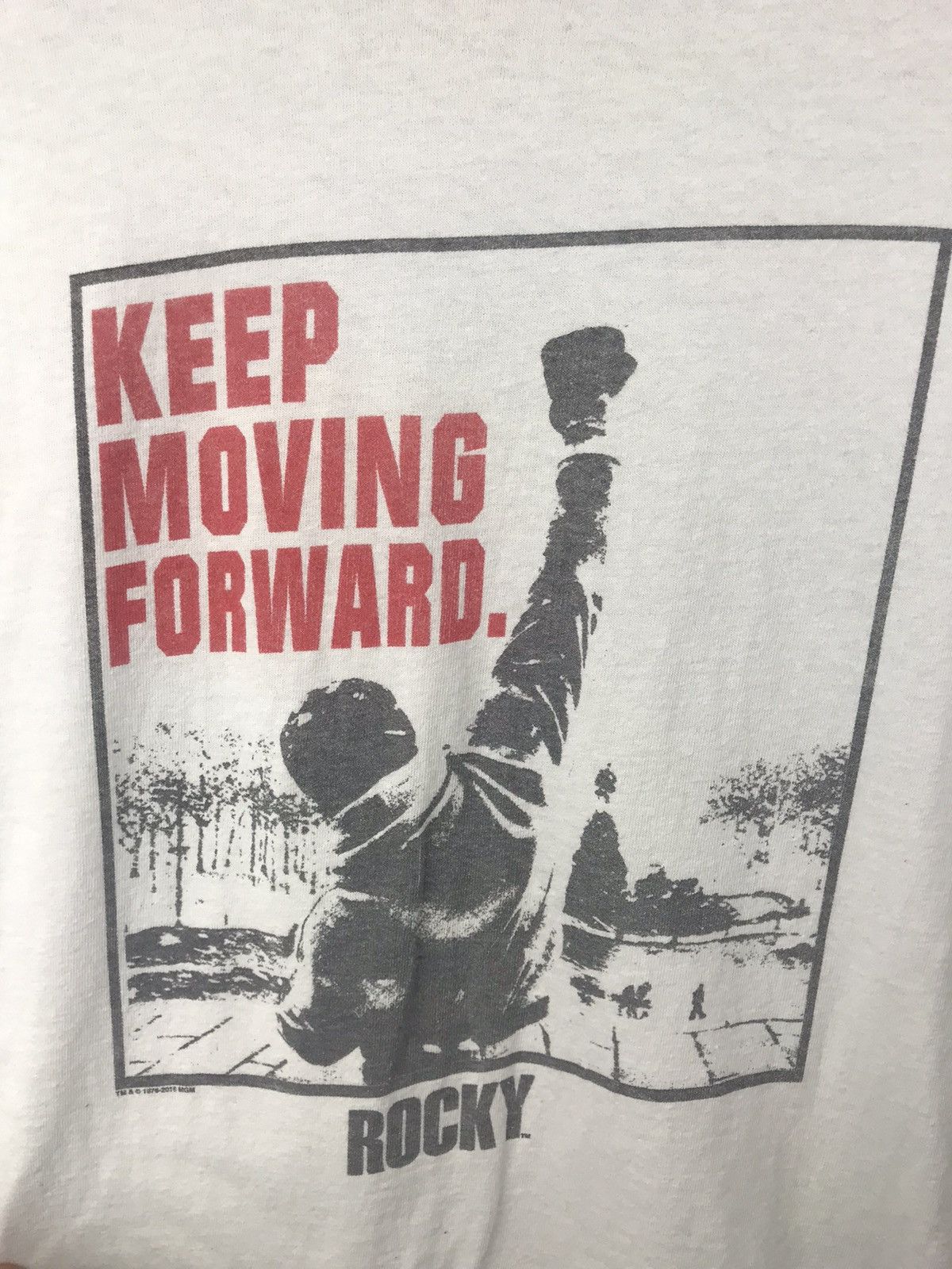 SHIRT ROCKY MOVIE WITH COPYRIGHT SIGNATURE
