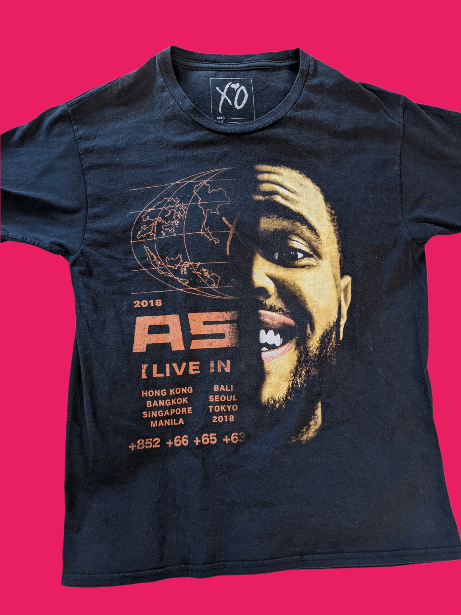 Tour Tee The Weeknd Asia tour tshirt tee large | Grailed