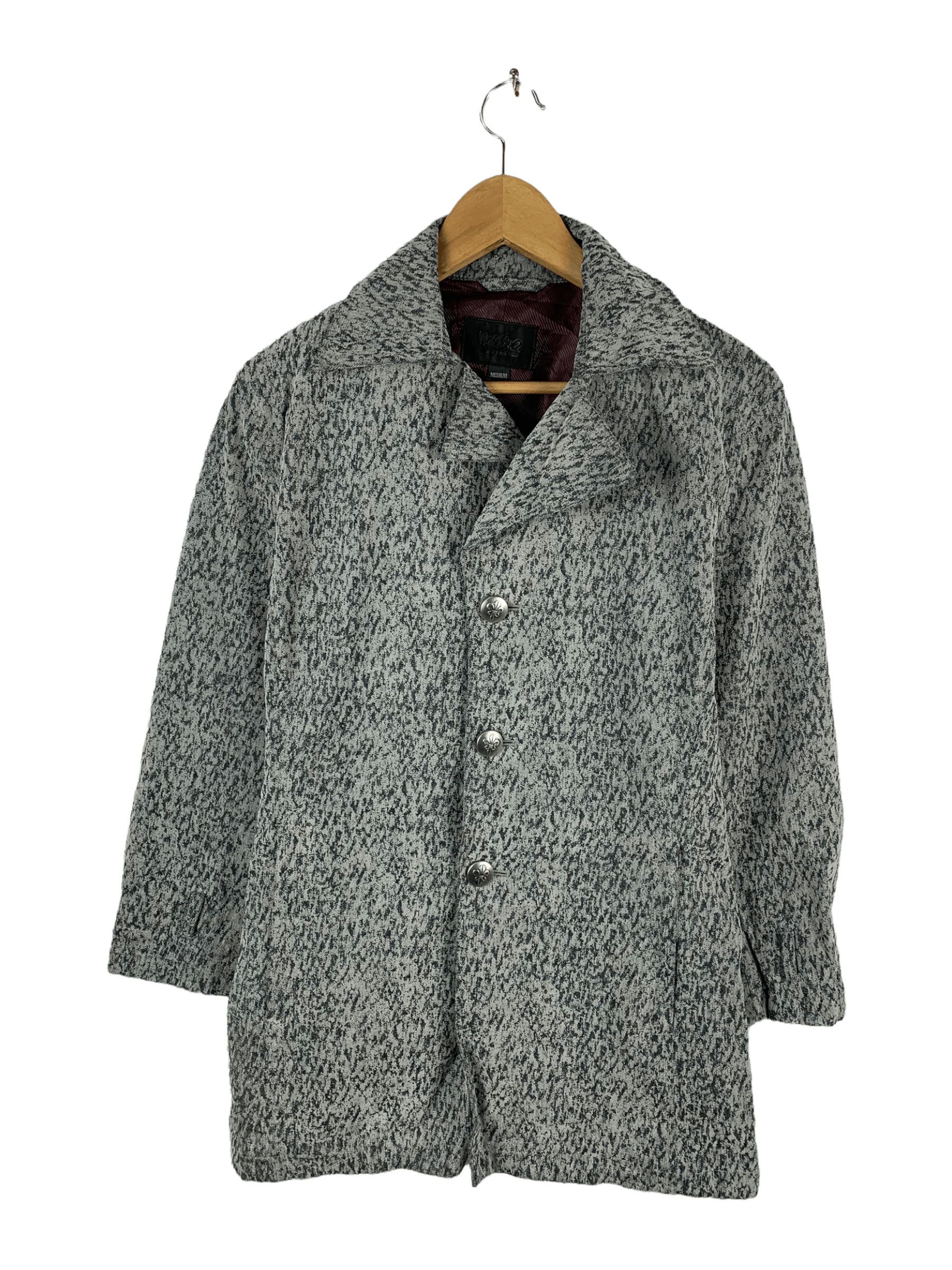 Mossimo 🔥Mossimo Sport Double Collar Abstract Coat Jacket Size US M / EU 48-50 / 2 - 1 Thumbnail