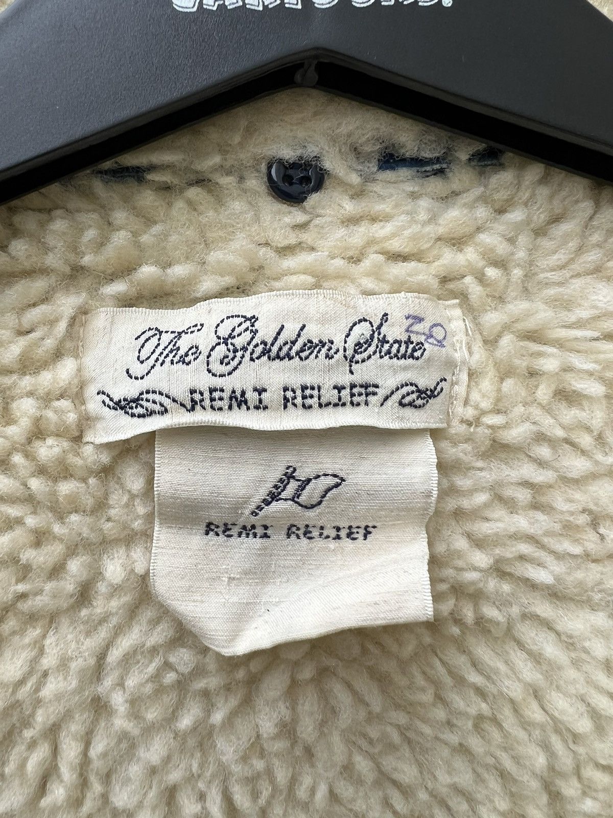 Remi Relief Remi Relief Japan Sherpa Lined Corduroy Trucker Jacket Size US S / EU 44-46 / 1 - 15 Thumbnail