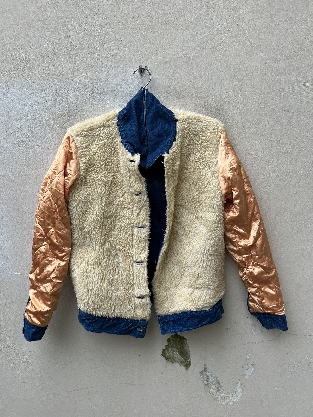 Remi Relief Remi Relief Japan Sherpa Lined Corduroy Trucker Jacket Size US S / EU 44-46 / 1 - 19 Thumbnail