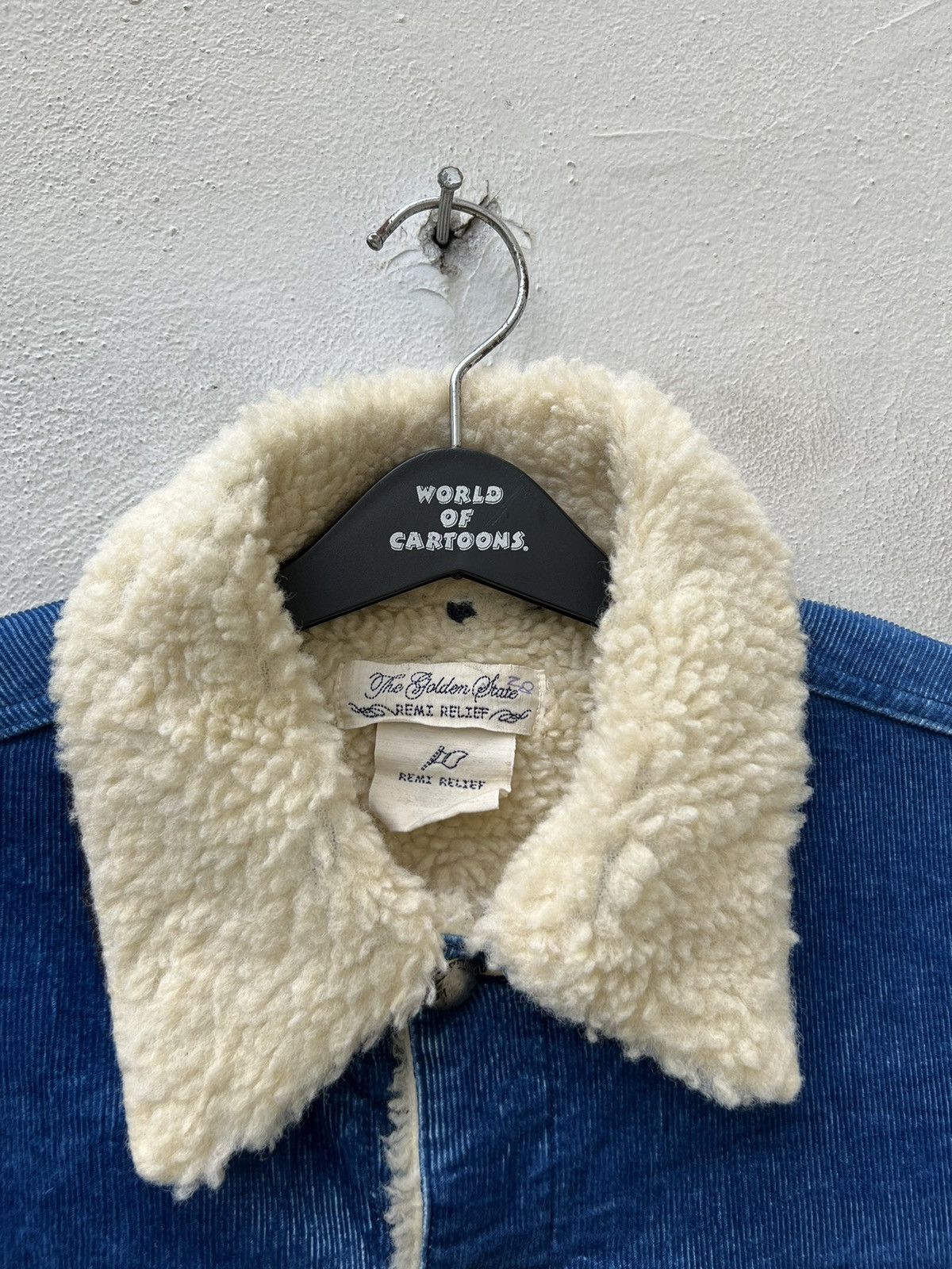Remi Relief Remi Relief Japan Sherpa Lined Corduroy Trucker Jacket Size US S / EU 44-46 / 1 - 10 Thumbnail