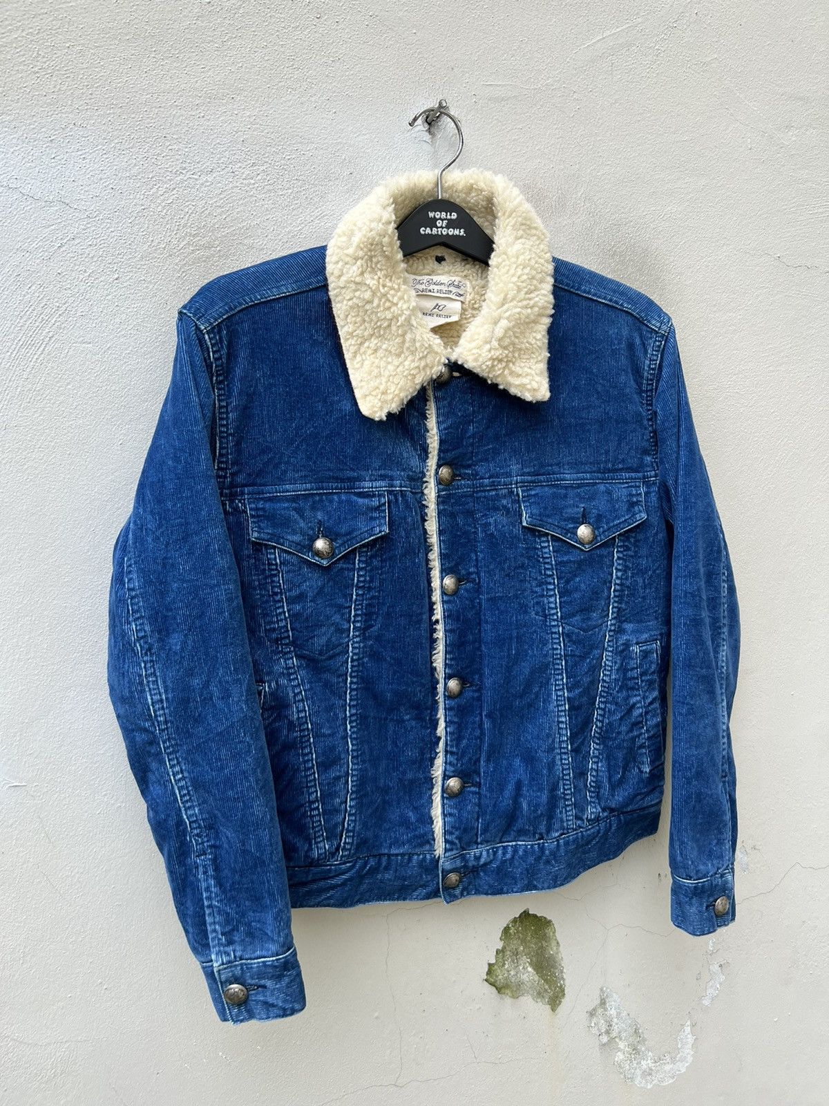 Remi Relief Remi Relief Japan Sherpa Lined Corduroy Trucker Jacket Size US S / EU 44-46 / 1 - 7 Thumbnail