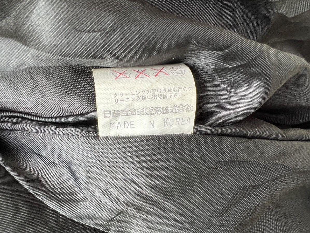 Japanese Brand Vintage 90s Skyline Club Cow Leather Oversize Bondage Jacket Size US L / EU 52-54 / 3 - 25 Thumbnail