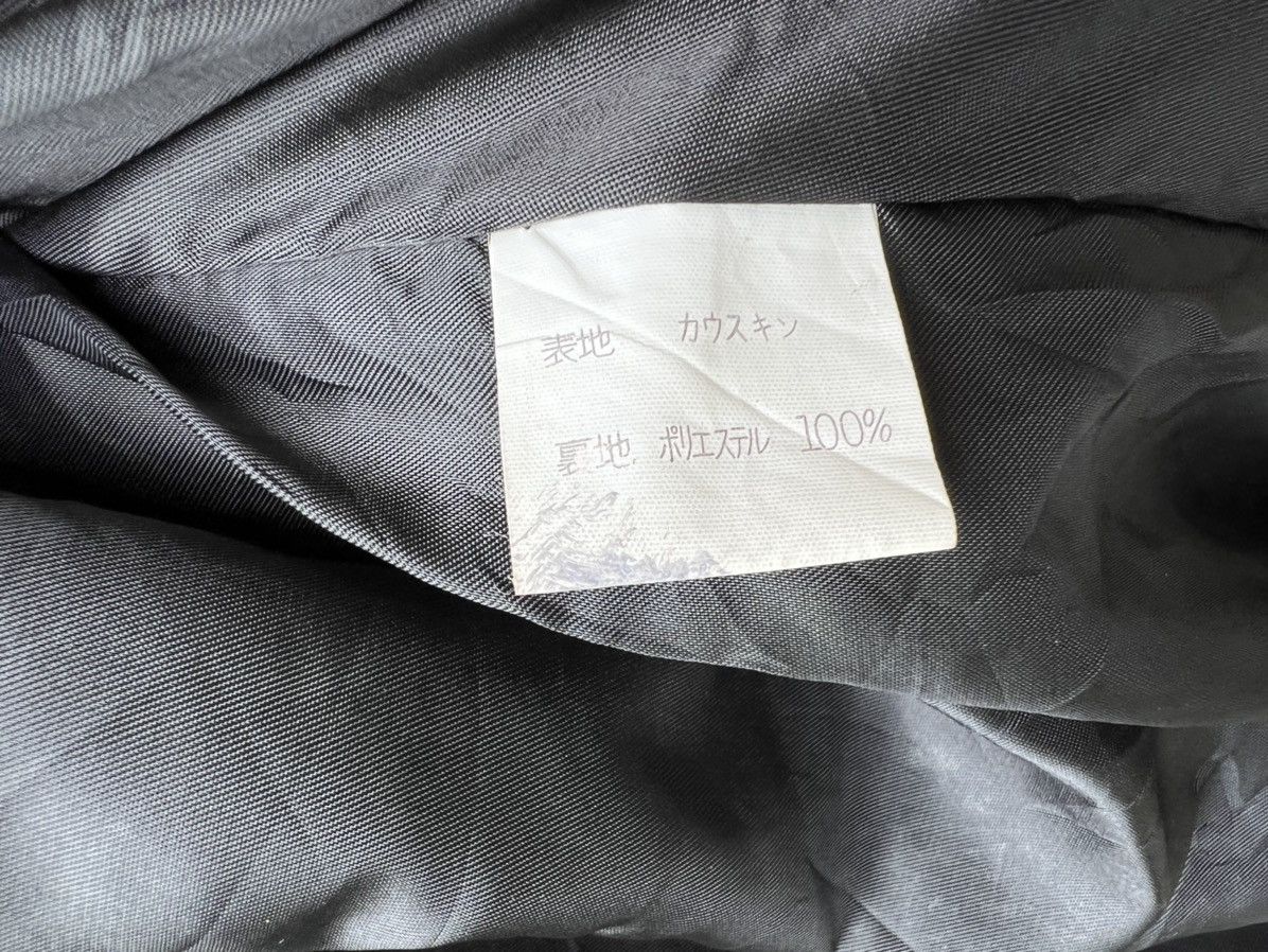 Japanese Brand Vintage 90s Skyline Club Cow Leather Oversize Bondage Jacket Size US L / EU 52-54 / 3 - 24 Thumbnail