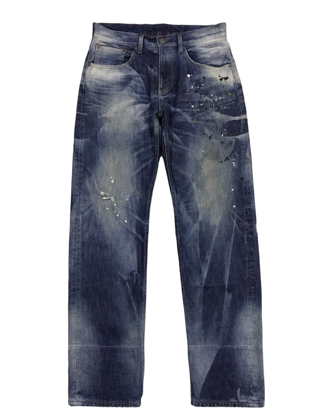 Takeo Kikuchi TK MIXPICE Takeo Kikuchi Japanese Designer Distressed Jeans Size US 32 / EU 48 - 2 Thumbnail