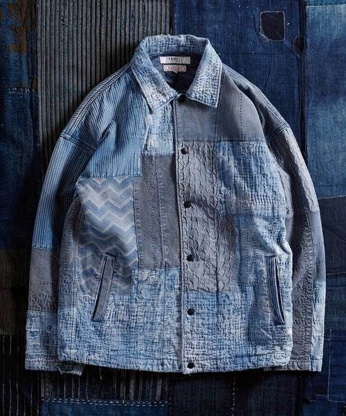 FDMTL × Japanese Brand Sashiko Boro Coach Jacket 10 Year FDMTL × Japanese Brand Sashiko Boro Coach Jacket 10 Year