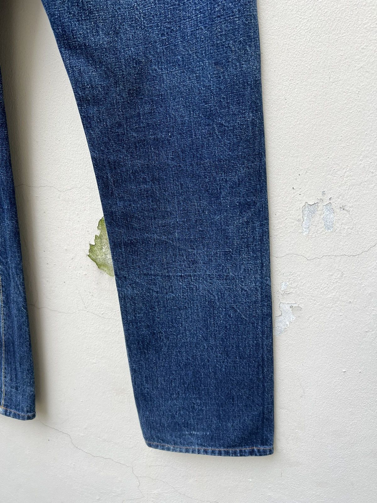 Denime Vtg 90s DENIME Orizzonti Leather Patch Selvedge Denim Jeans Size US 30 / EU 46 - 21 Thumbnail