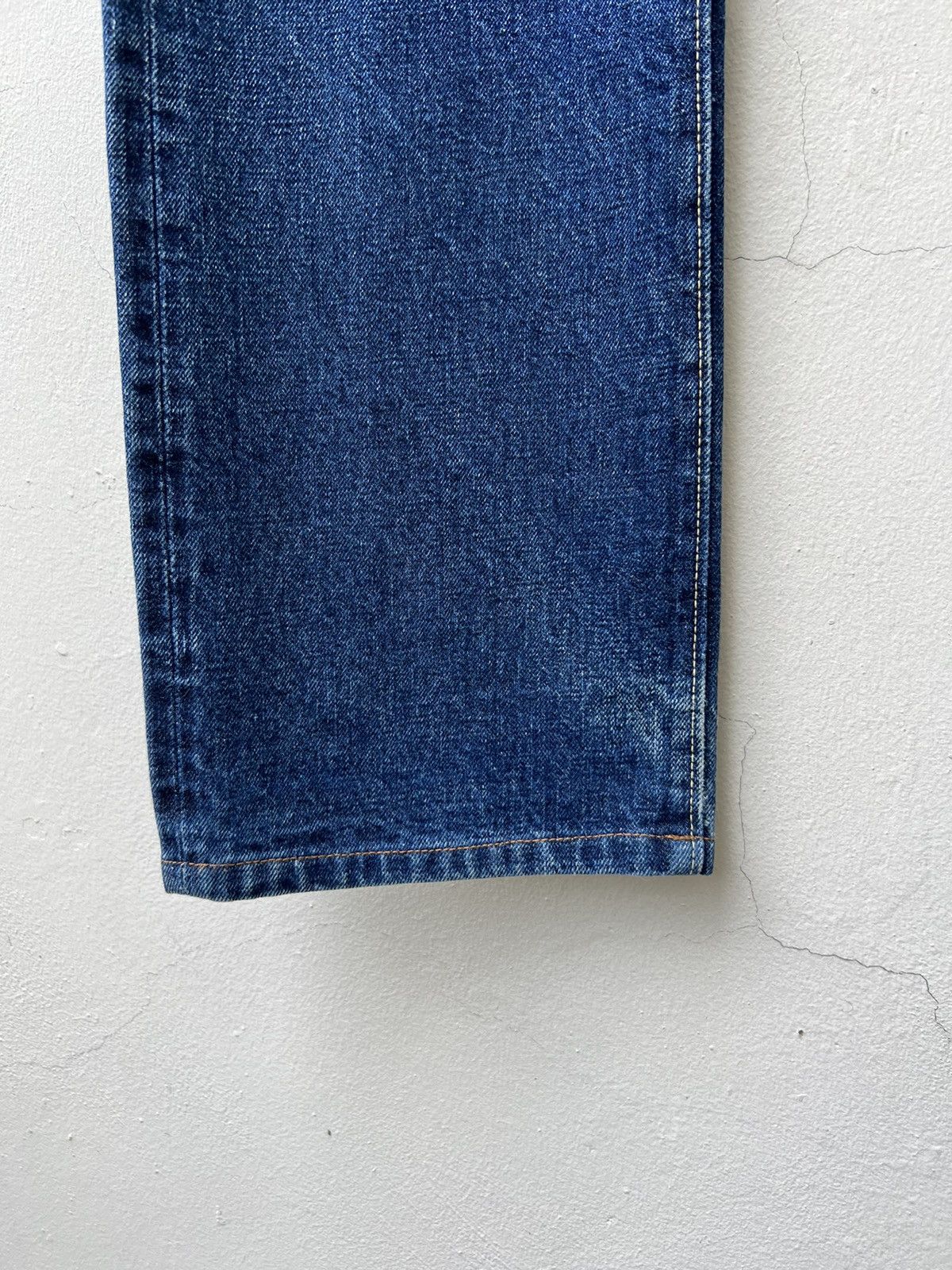 Denime Vtg 90s DENIME Orizzonti Leather Patch Selvedge Denim Jeans Size US 30 / EU 46 - 11 Thumbnail