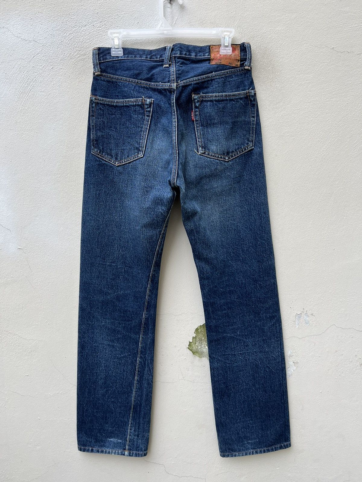 Denime Vtg 90s DENIME Orizzonti Leather Patch Selvedge Denim Jeans Size US 30 / EU 46 - 16 Thumbnail