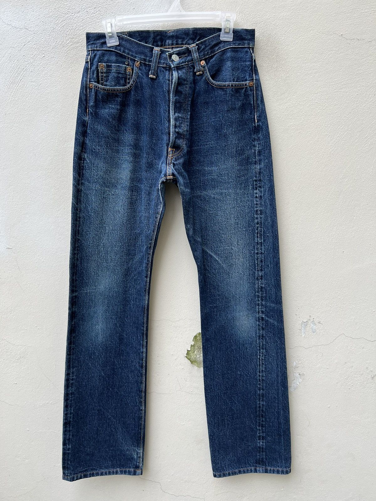 Denime Vtg 90s DENIME Orizzonti Leather Patch Selvedge Denim Jeans Size US 30 / EU 46 - 6 Thumbnail