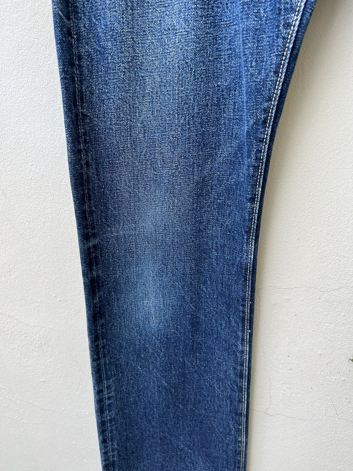 Denime Vtg 90s DENIME Orizzonti Leather Patch Selvedge Denim Jeans Size US 30 / EU 46 - 10 Thumbnail