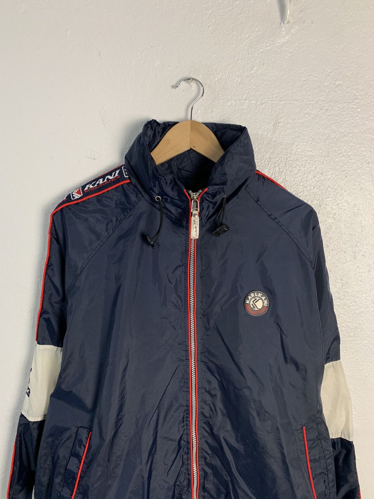 Karl Kani Karl Kani Spellout Windbreaker Jacket Size US XL / EU 56 / 4 - 11 Thumbnail