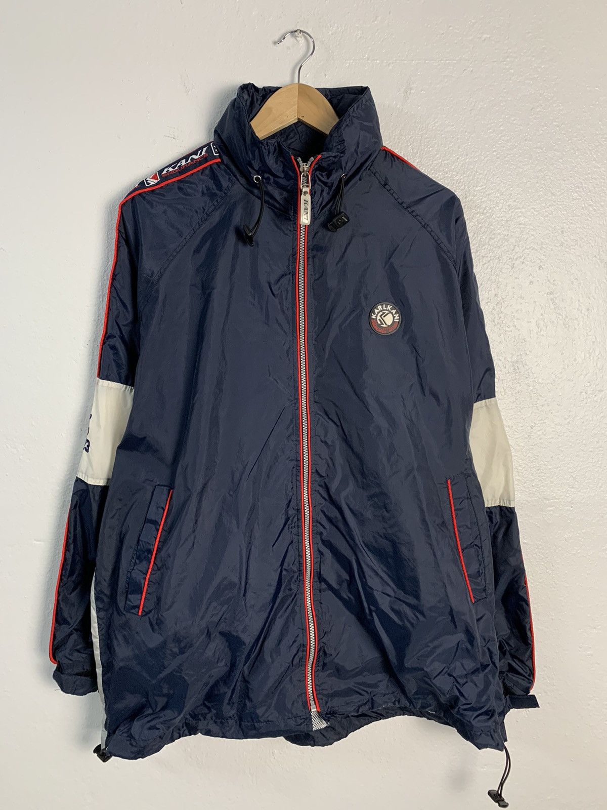 Karl Kani Karl Kani Spellout Windbreaker Jacket Size US XL / EU 56 / 4 - 8 Thumbnail