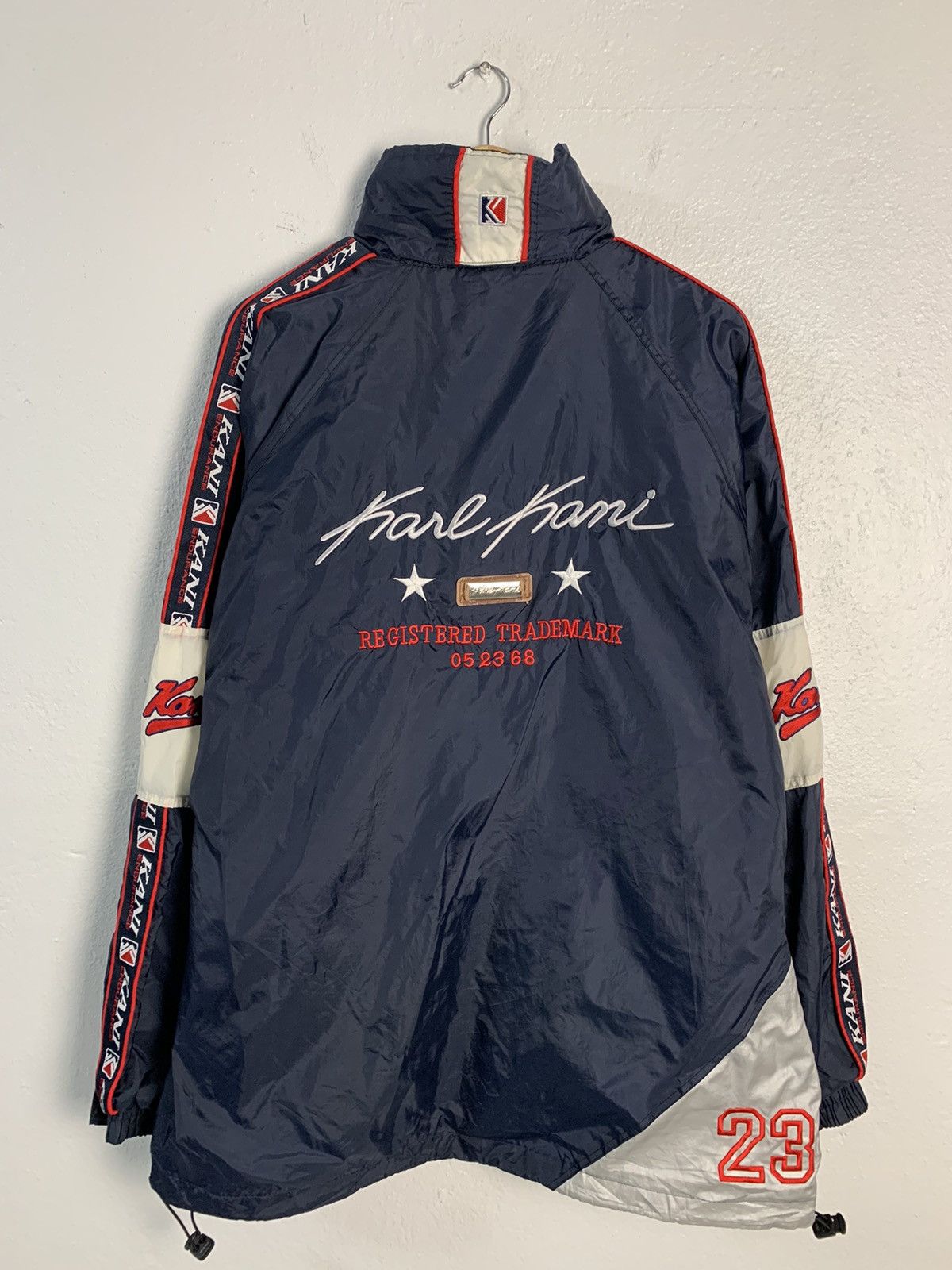 Karl Kani Karl Kani Spellout Windbreaker Jacket Size US XL / EU 56 / 4 - 1 Thumbnail