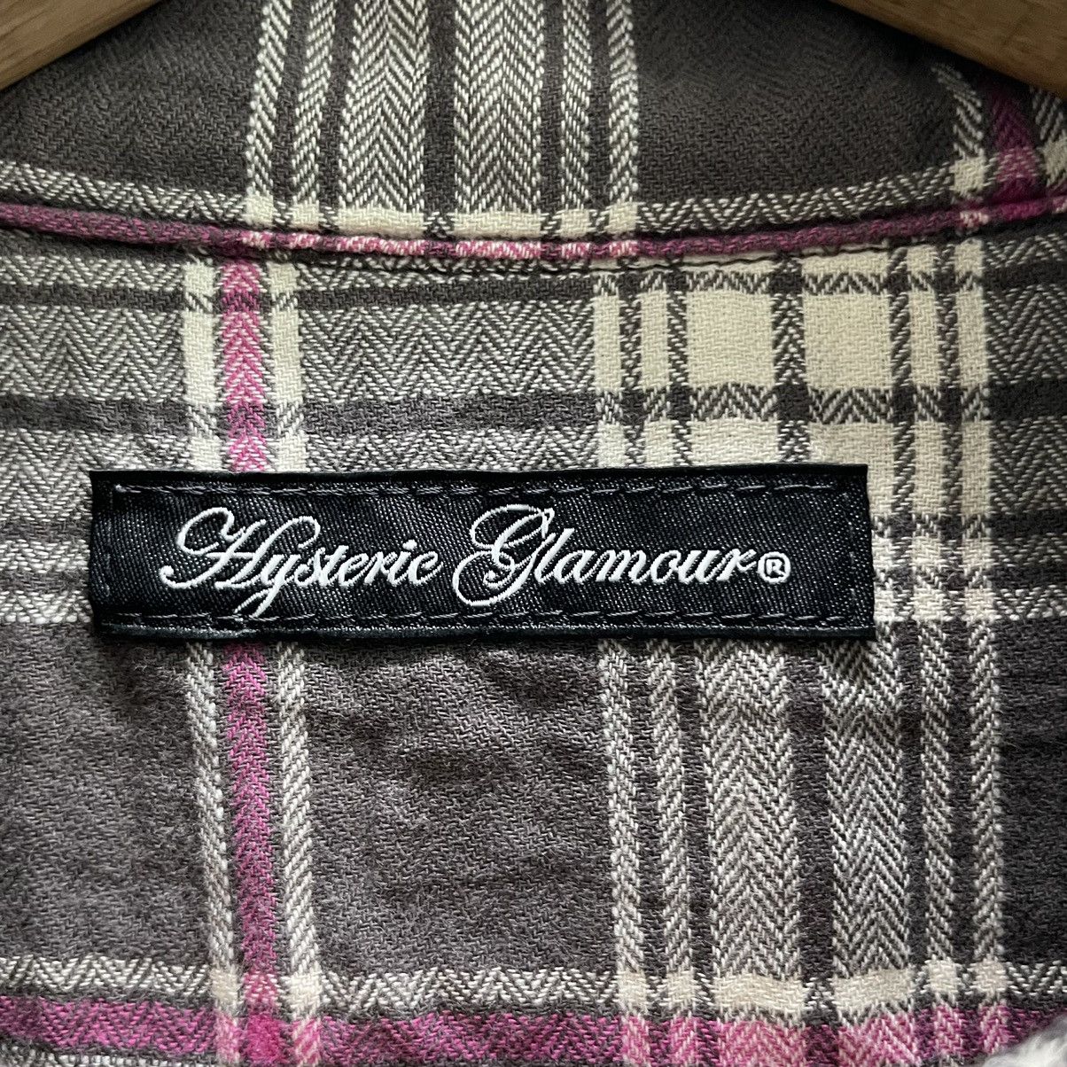 💥 HYSTERIC GLAMOUR ZIPPER CHECKED JACKET