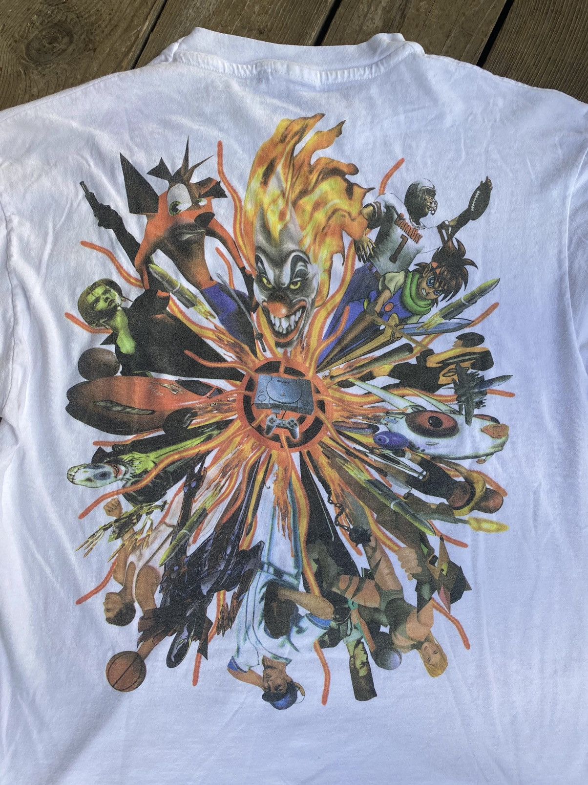Vintage Vintage Urnote PlayStation Promotional PS1 Twisted Metal Tee Size US XL / EU 56 / 4 - 3 Thumbnail