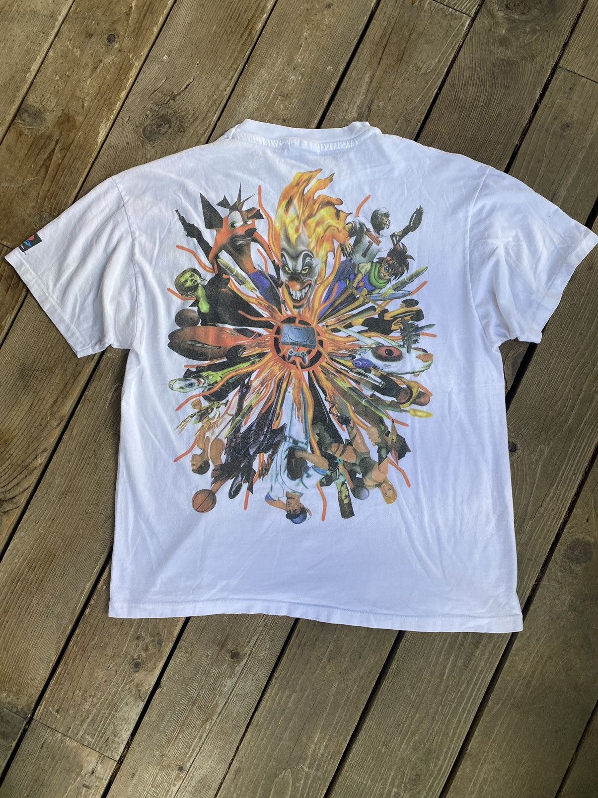 Vintage Vintage Urnote PlayStation Promotional PS1 Twisted Metal Tee Size US XL / EU 56 / 4 - 1 Thumbnail