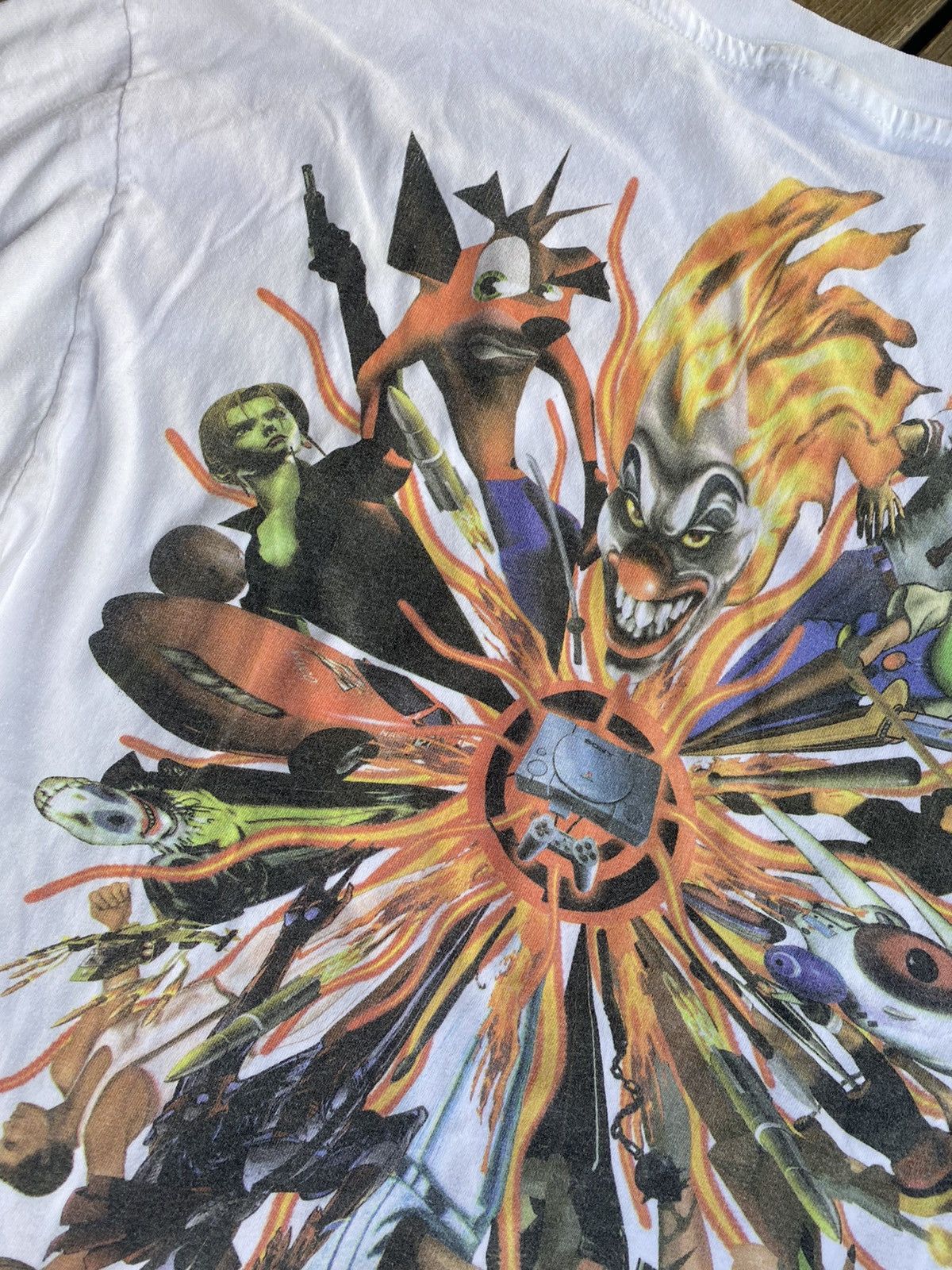 Vintage Vintage Urnote PlayStation Promotional PS1 Twisted Metal Tee Size US XL / EU 56 / 4 - 7 Thumbnail