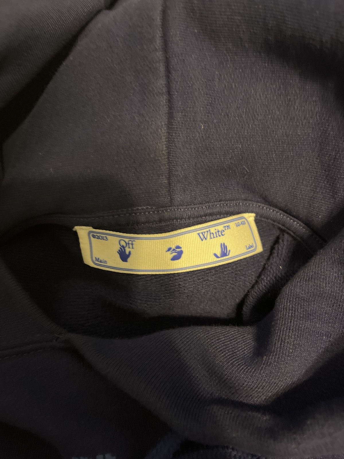 Off-White Offwhite blue arrow hoodie Size US M / EU 48-50 / 2 - 8 Thumbnail