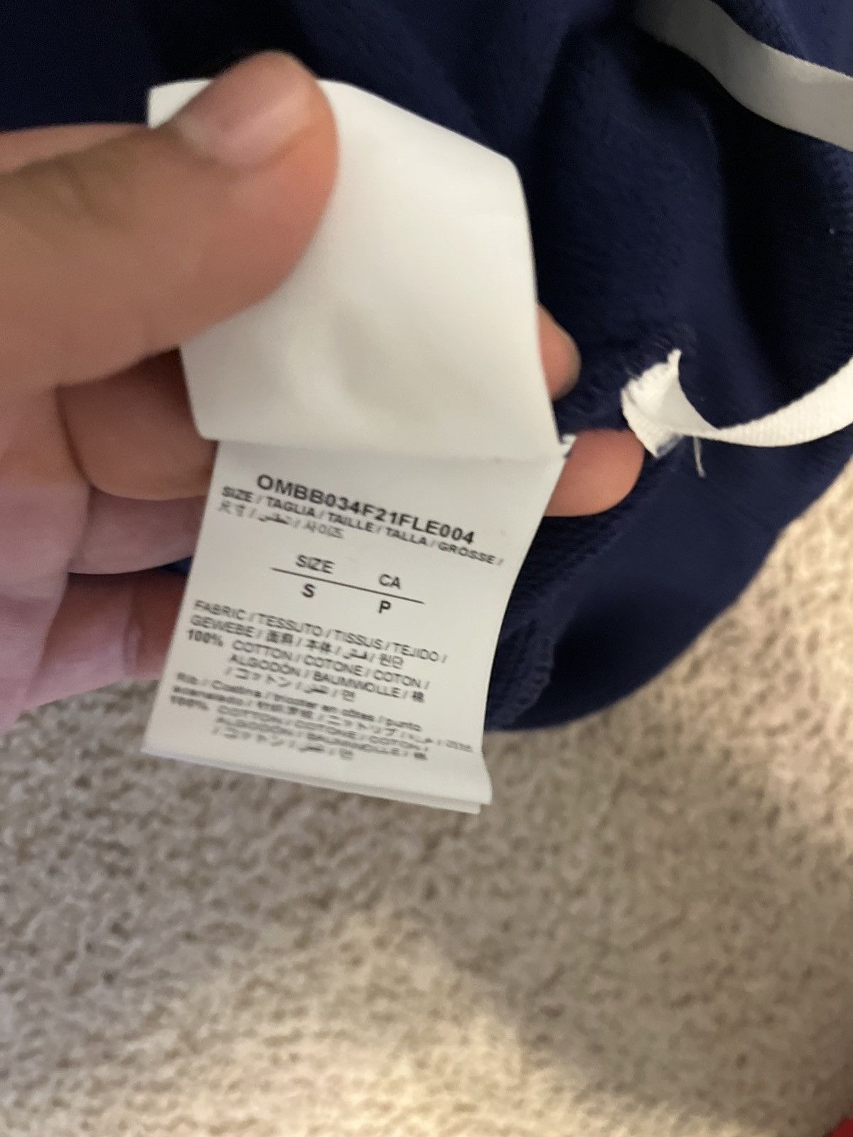 Off-White Offwhite blue arrow hoodie Size US M / EU 48-50 / 2 - 5 Thumbnail