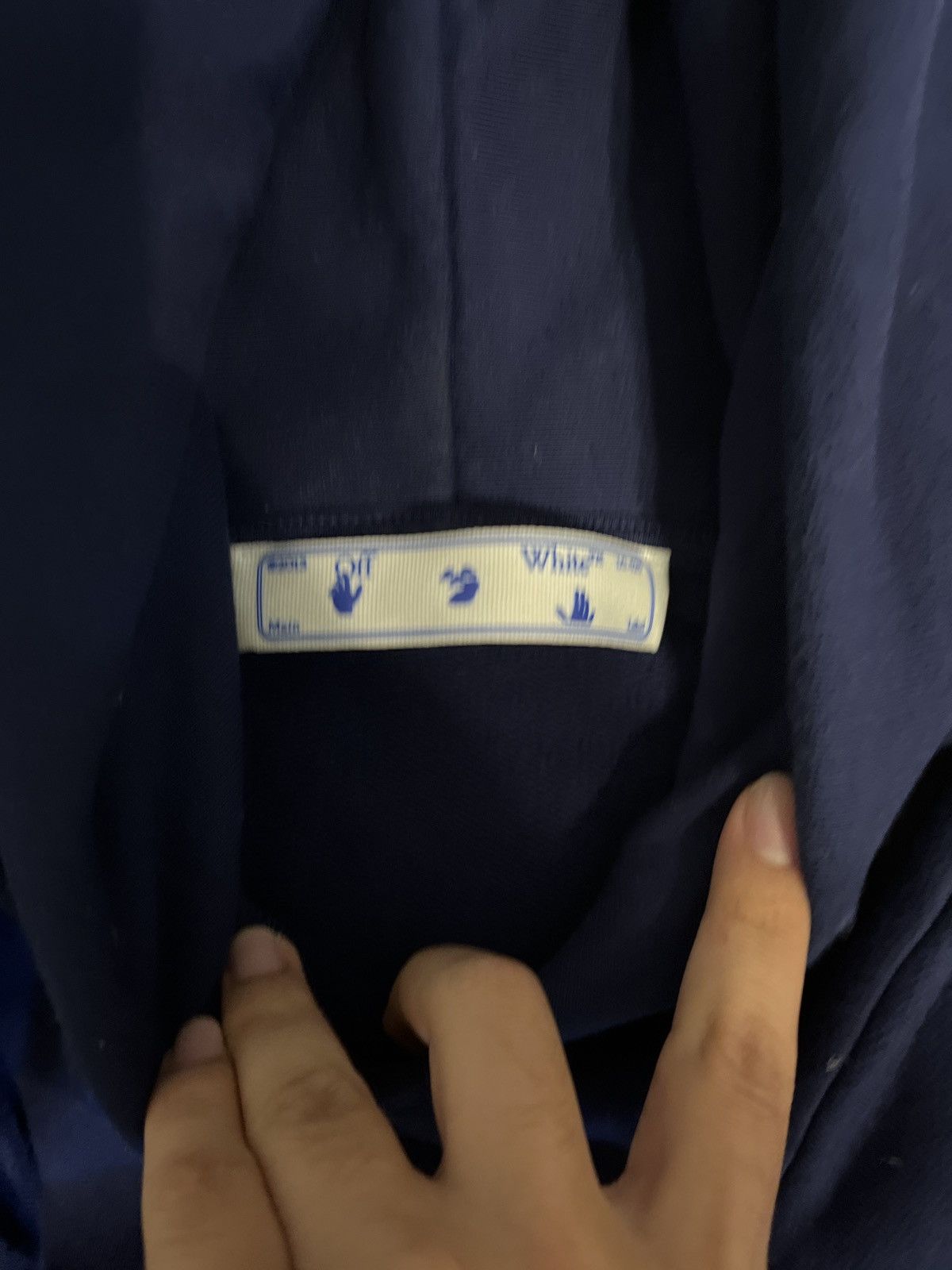 Off-White Offwhite blue arrow hoodie Size US M / EU 48-50 / 2 - 3 Thumbnail