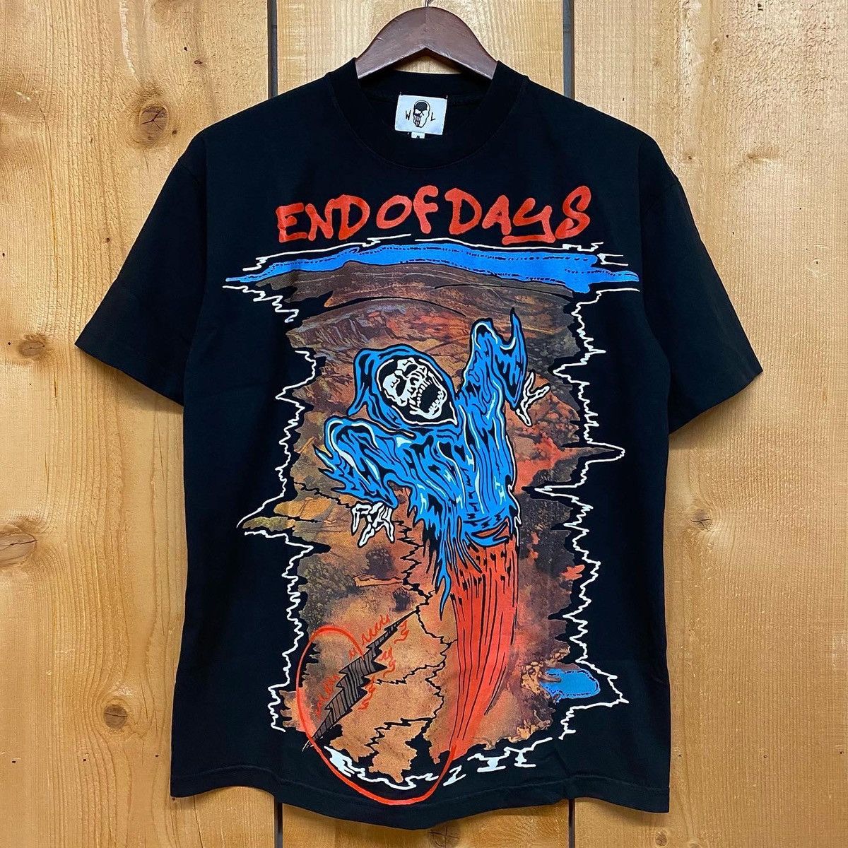 Warren Lotas warren lotas end of days tee shirt black reaper rare 2021 ...