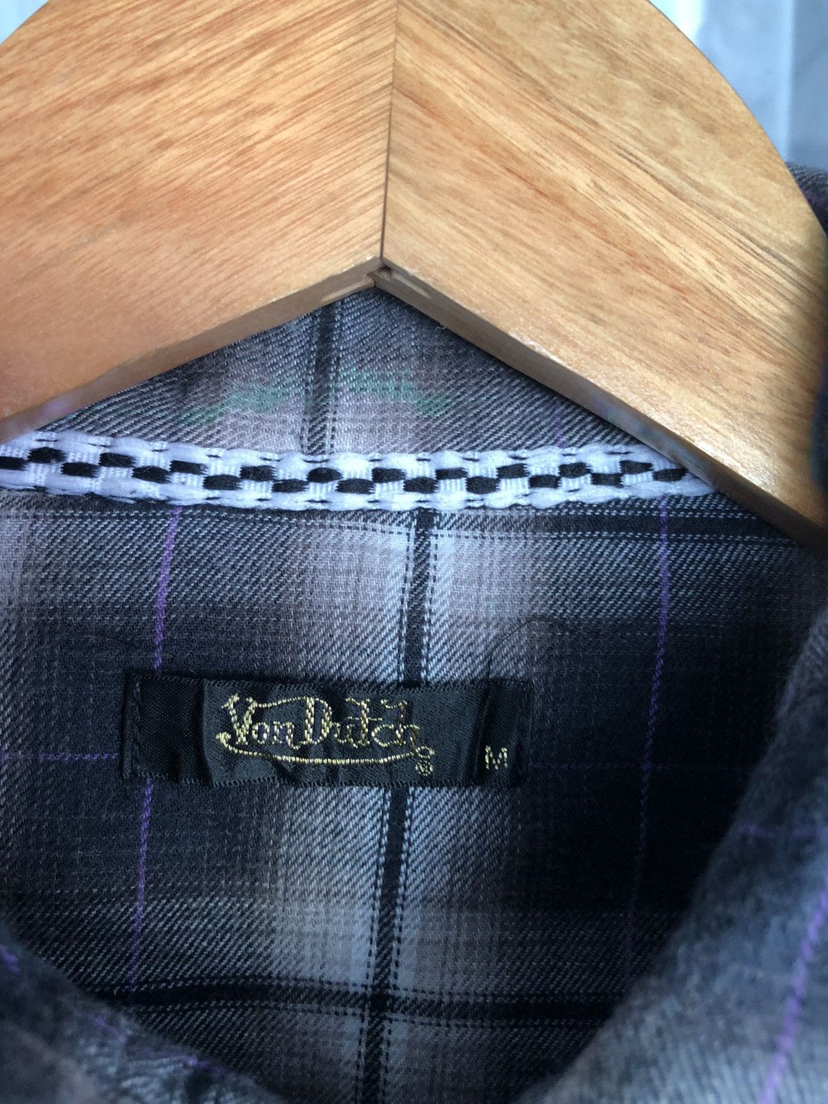 Flannel Von Dutch Flannel Shirt With Patches Size US S / EU 44-46 / 1 - 6 Thumbnail