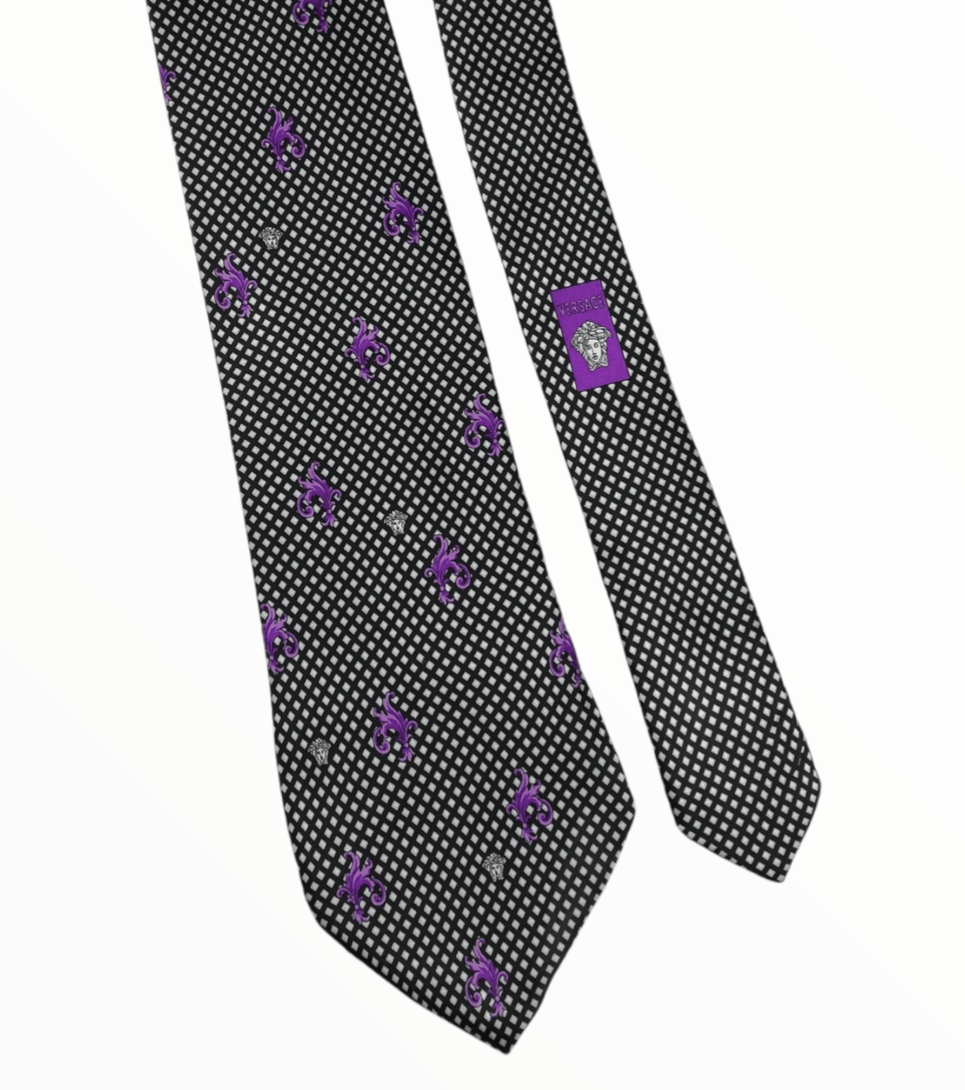 Designer Versace StyledinItaly 100% imported Fabric Italy Necktie Size ONE SIZE - 9 Thumbnail