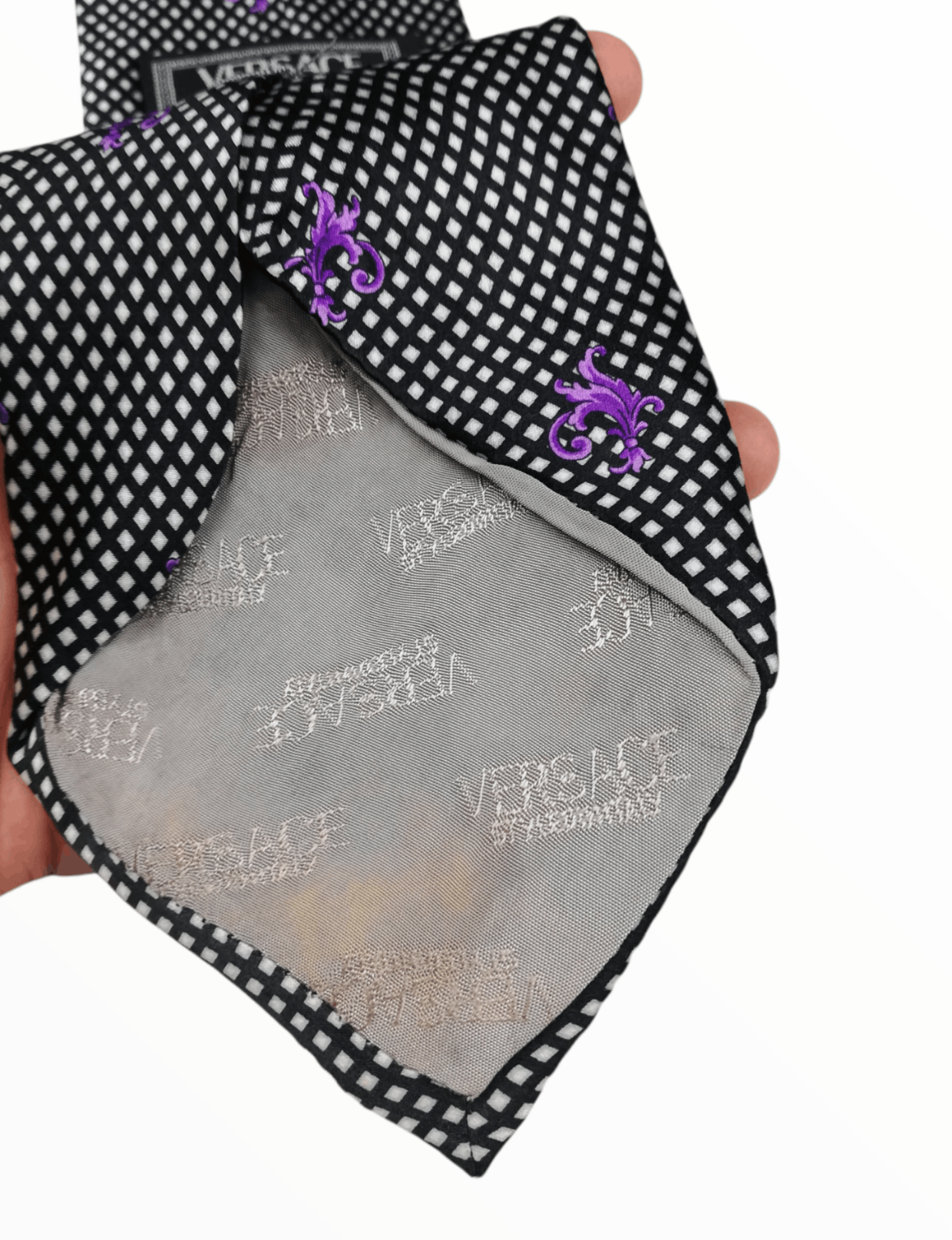Designer Versace StyledinItaly 100% imported Fabric Italy Necktie Size ONE SIZE - 11 Thumbnail