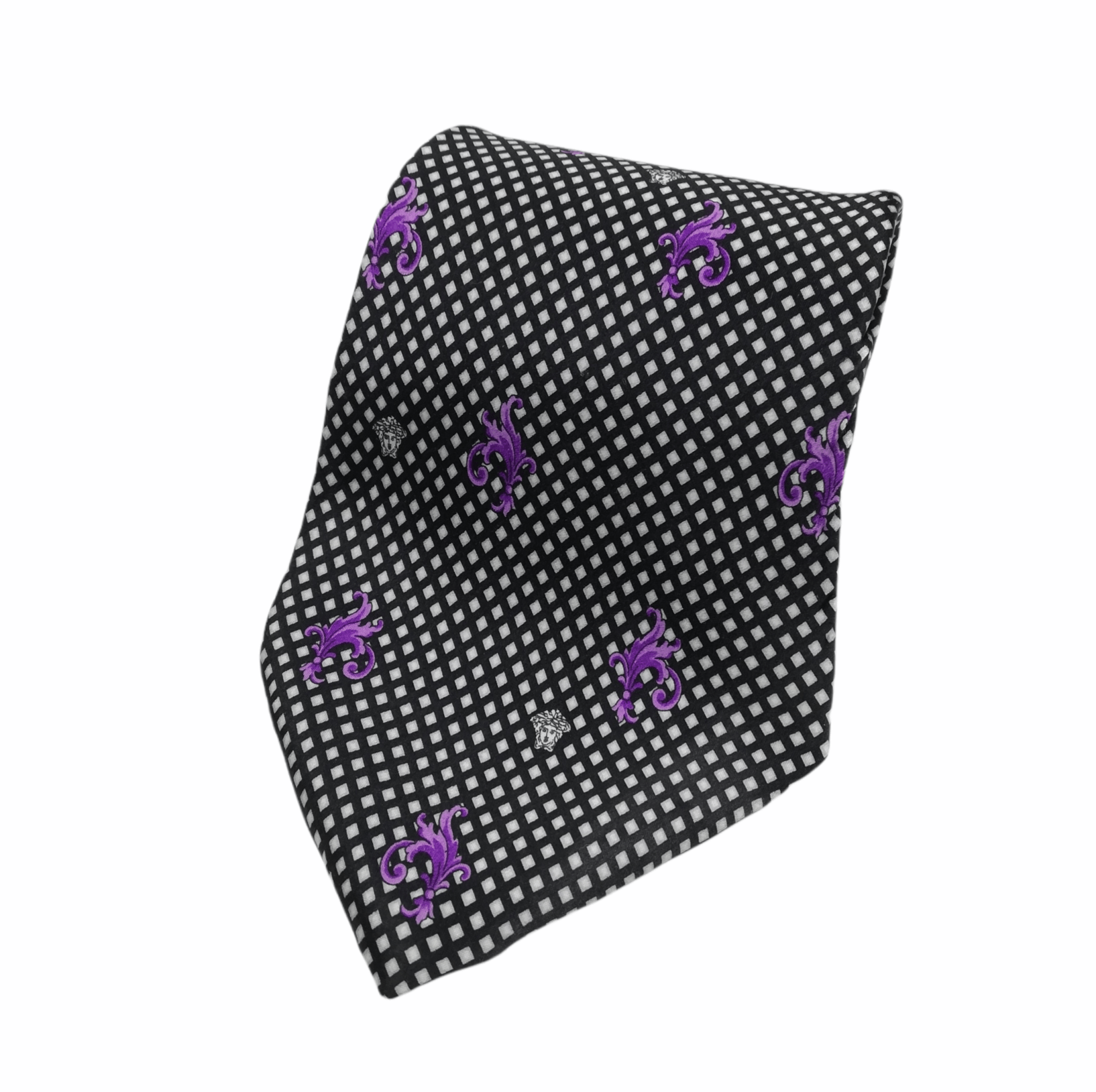 Designer Versace StyledinItaly 100% imported Fabric Italy Necktie Size ONE SIZE - 2 Thumbnail