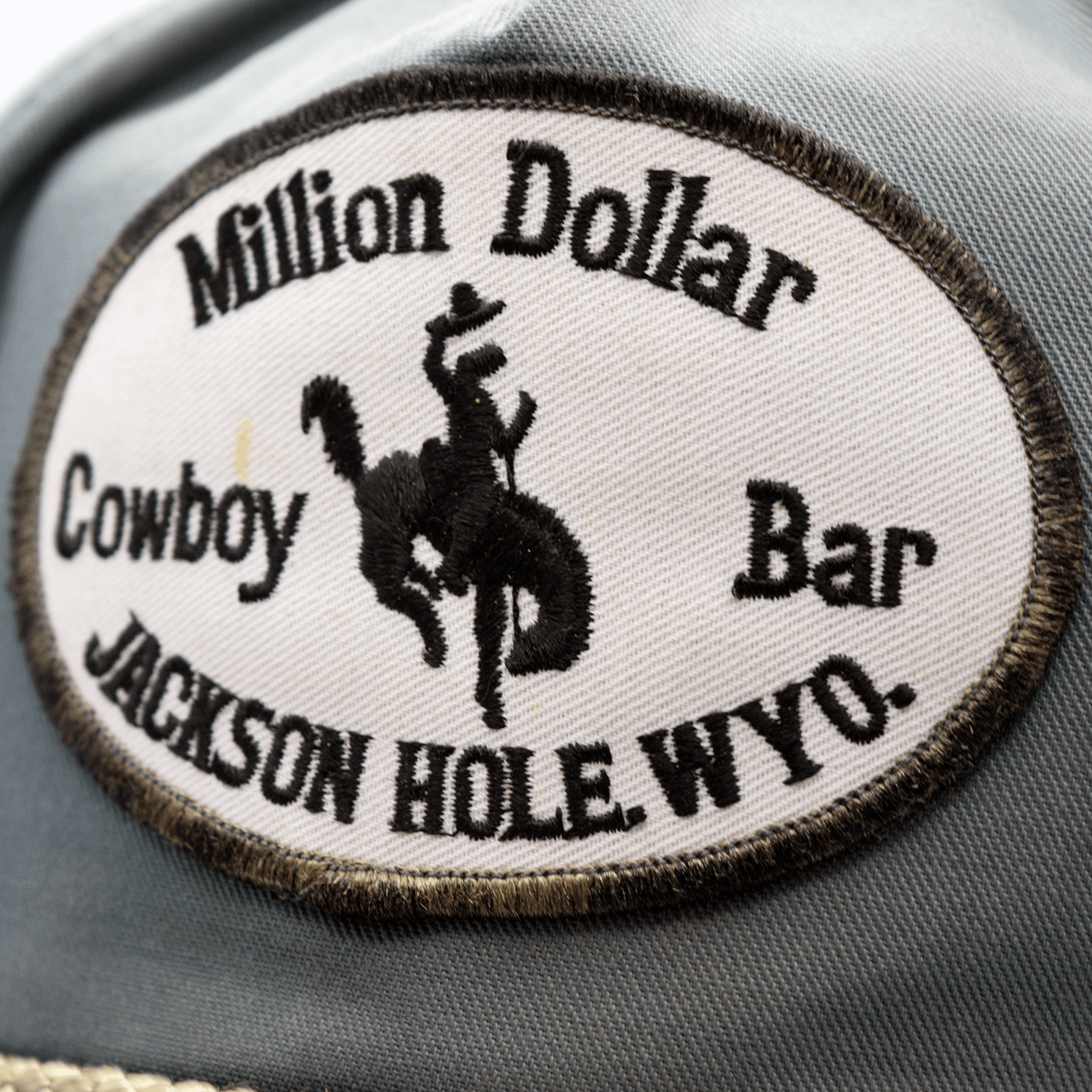 Vintage Vintage 1990s Jackson Hole Cowboy Bar Trucker Hat Size ONE SIZE - 3 Thumbnail
