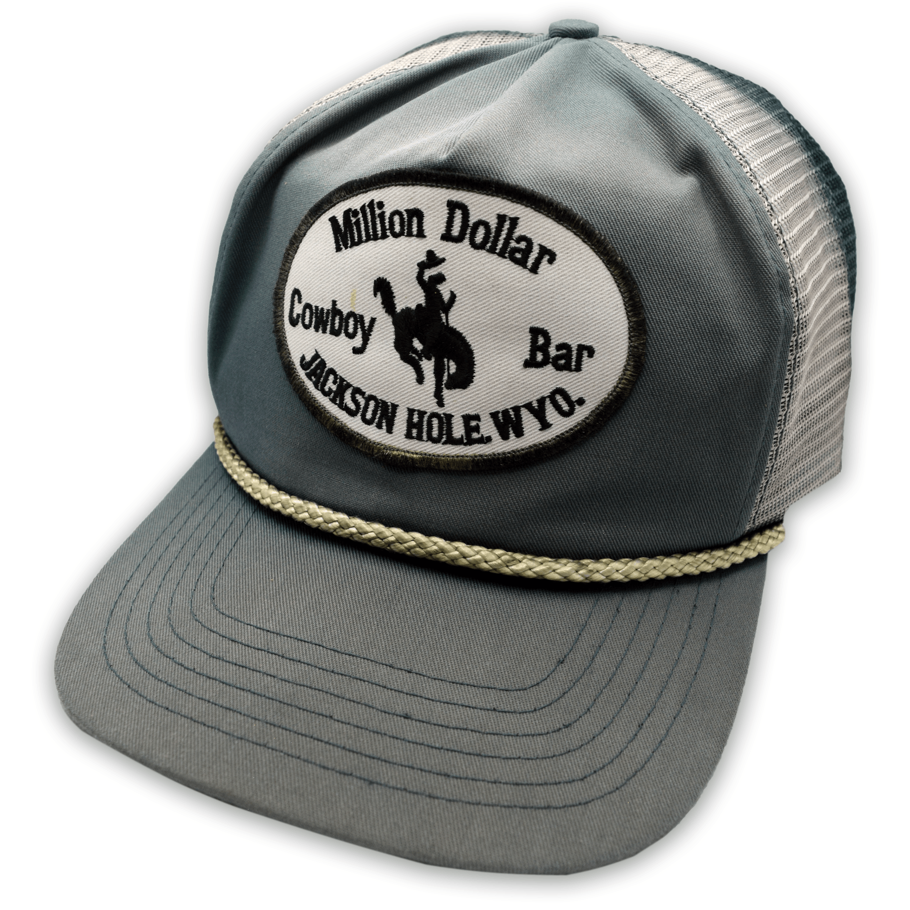 Vintage Vintage 1990s Jackson Hole Cowboy Bar Trucker Hat Size ONE SIZE - 2 Thumbnail
