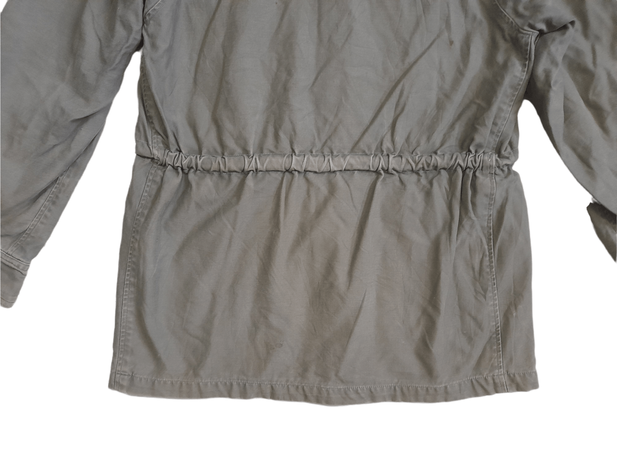 Vintage 70s Conmar Sage Green Sateen Military Jacket (E366) Size US S / EU 44-46 / 1 - 8 Thumbnail