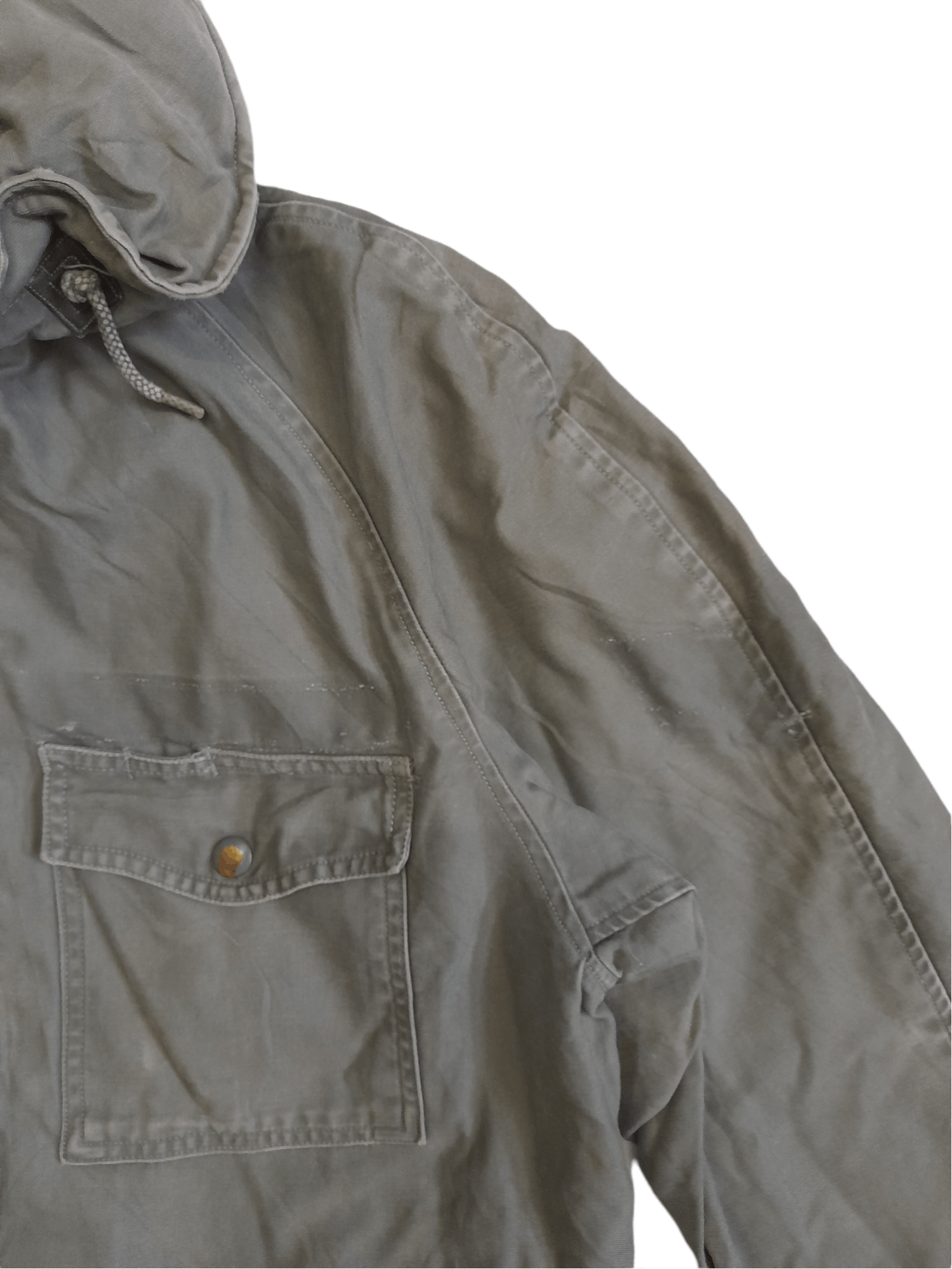 Vintage 70s Conmar Sage Green Sateen Military Jacket (E366) Size US S / EU 44-46 / 1 - 6 Thumbnail