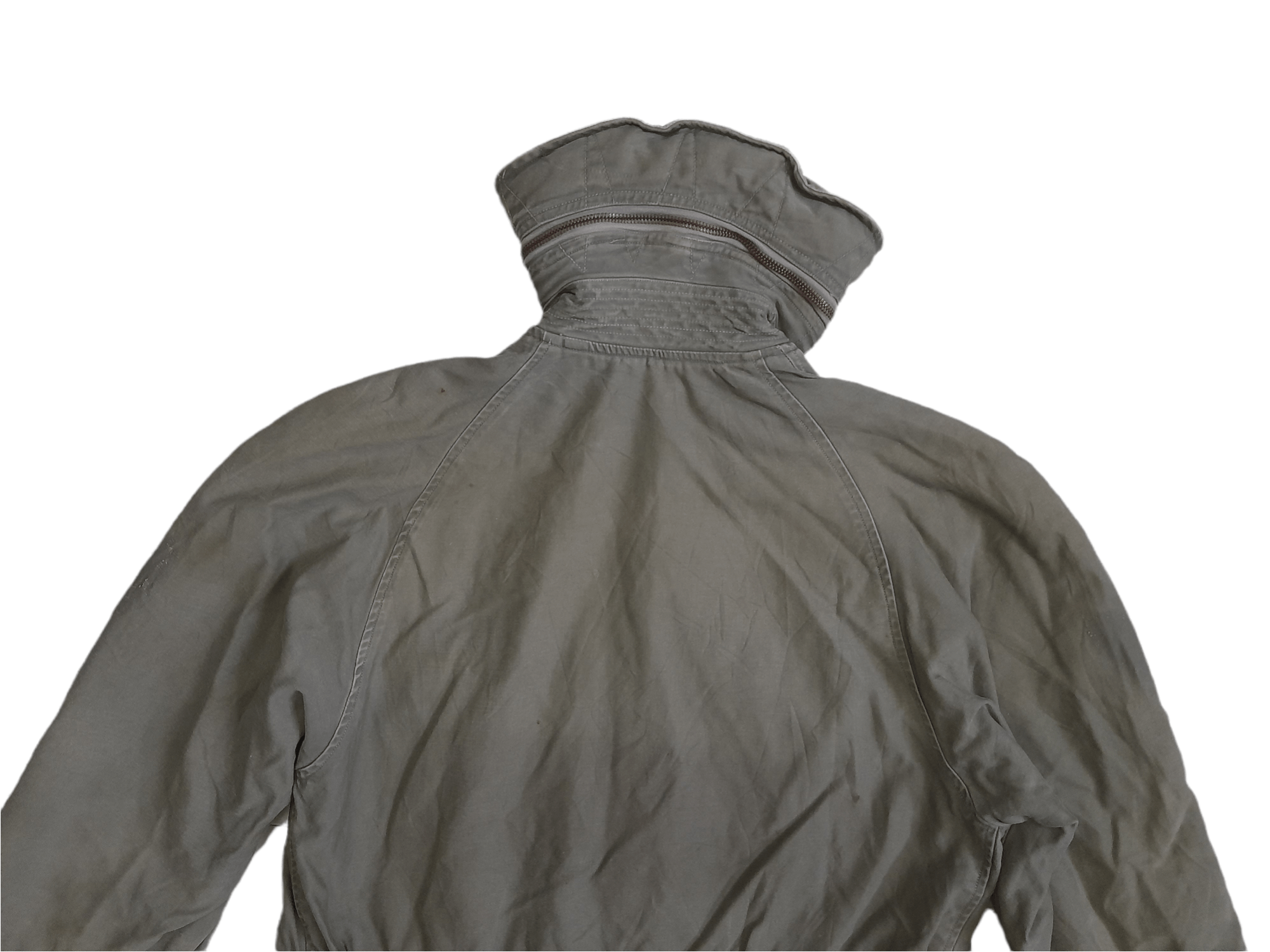 Vintage 70s Conmar Sage Green Sateen Military Jacket (E366) Size US S / EU 44-46 / 1 - 9 Thumbnail
