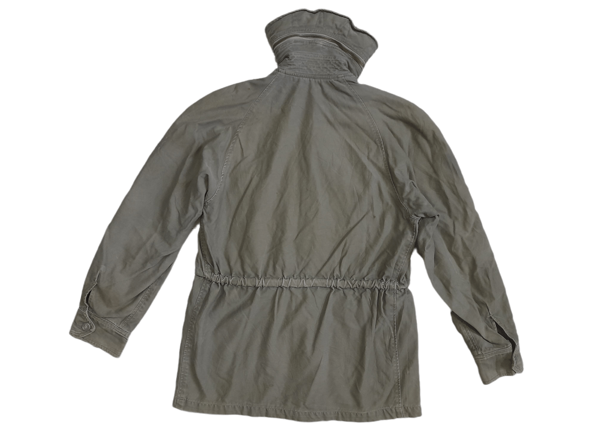 Vintage 70s Conmar Sage Green Sateen Military Jacket (E366) Size US S / EU 44-46 / 1 - 7 Thumbnail