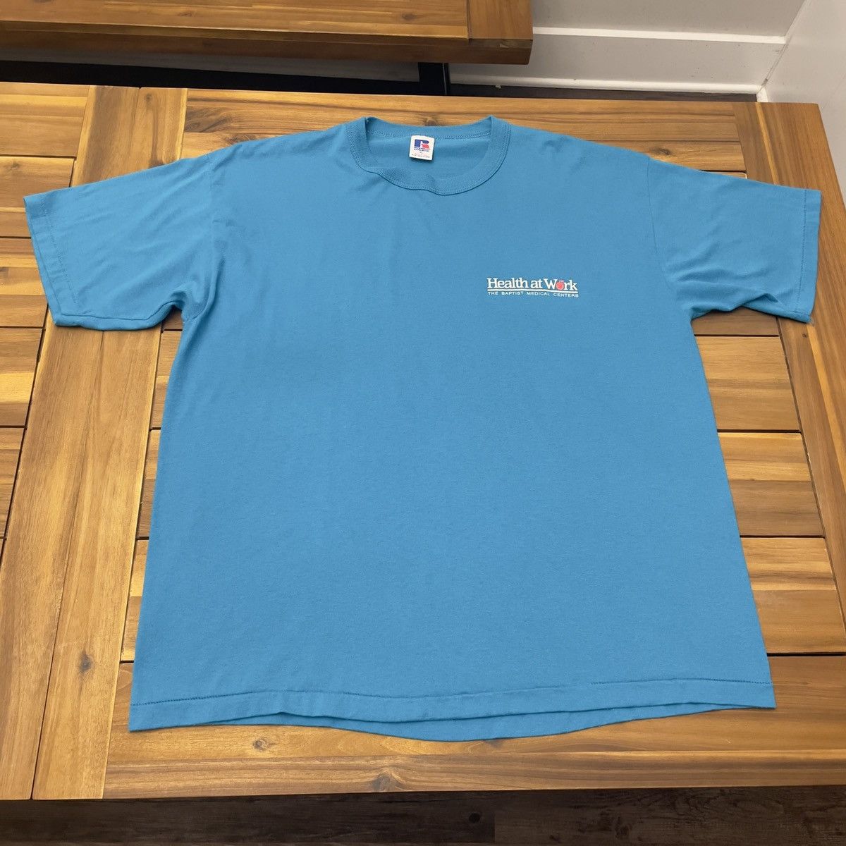 Other × Russell Athletic × Vintage Vintage 90s Russell Athletic Health Single Stitch Shirt Size US XL / EU 56 / 4 - 1 Thumbnail