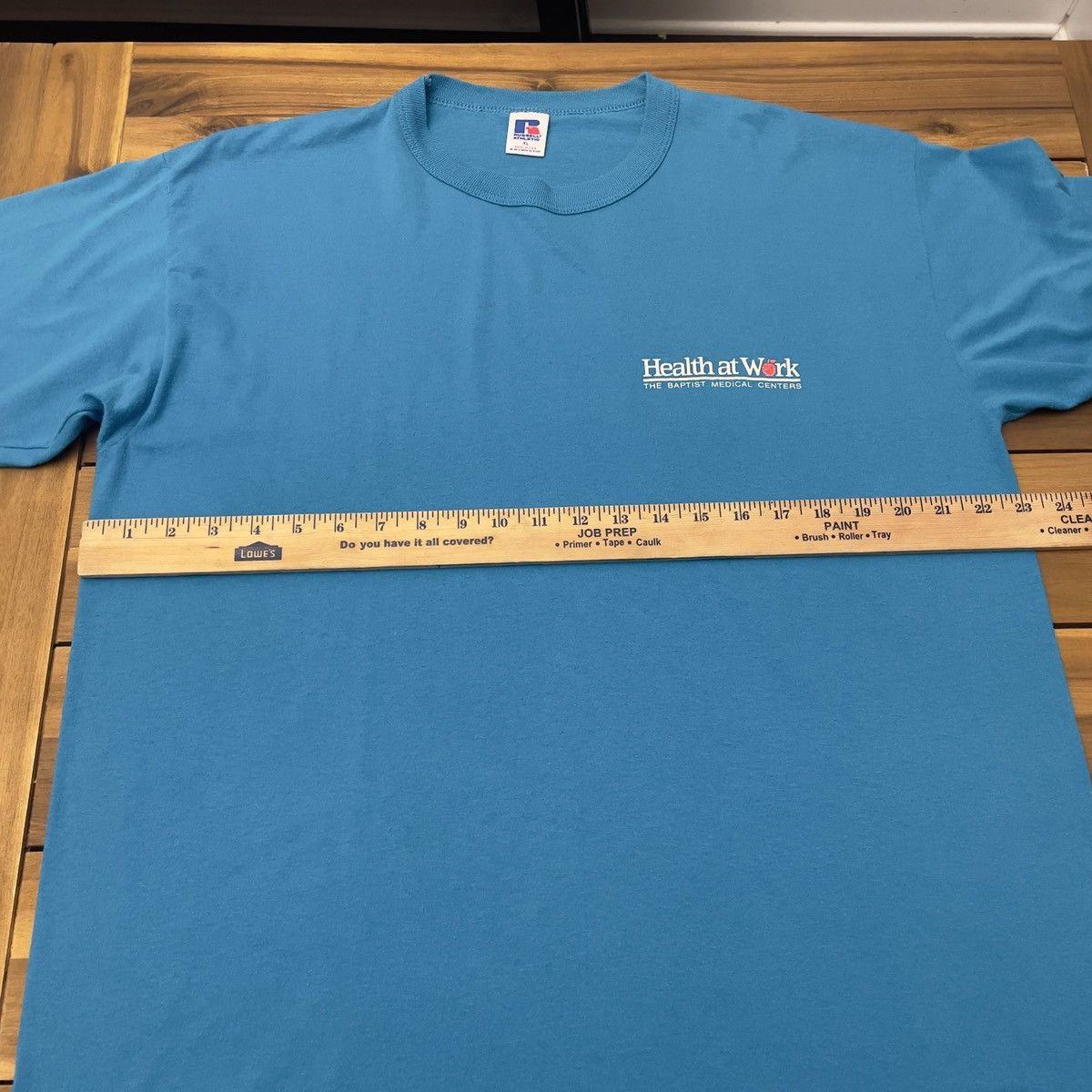 Other × Russell Athletic × Vintage Vintage 90s Russell Athletic Health Single Stitch Shirt Size US XL / EU 56 / 4 - 6 Thumbnail
